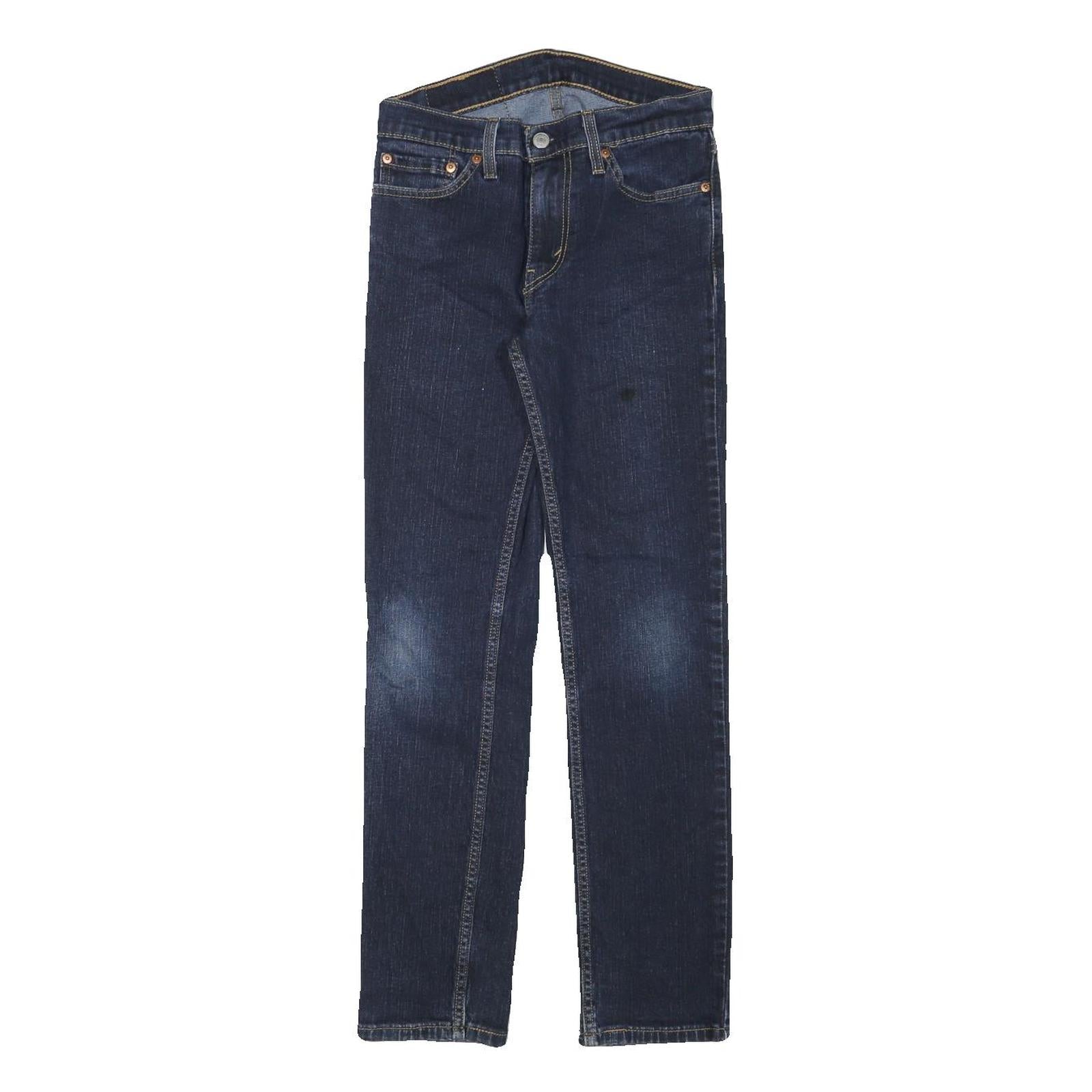 LEVI'S 511 Mens Slim Blue Denim Medium W26 L27 Stretch Cotton Blend Zip Jeans Refurbished - N/A refurbished available on Cerqular