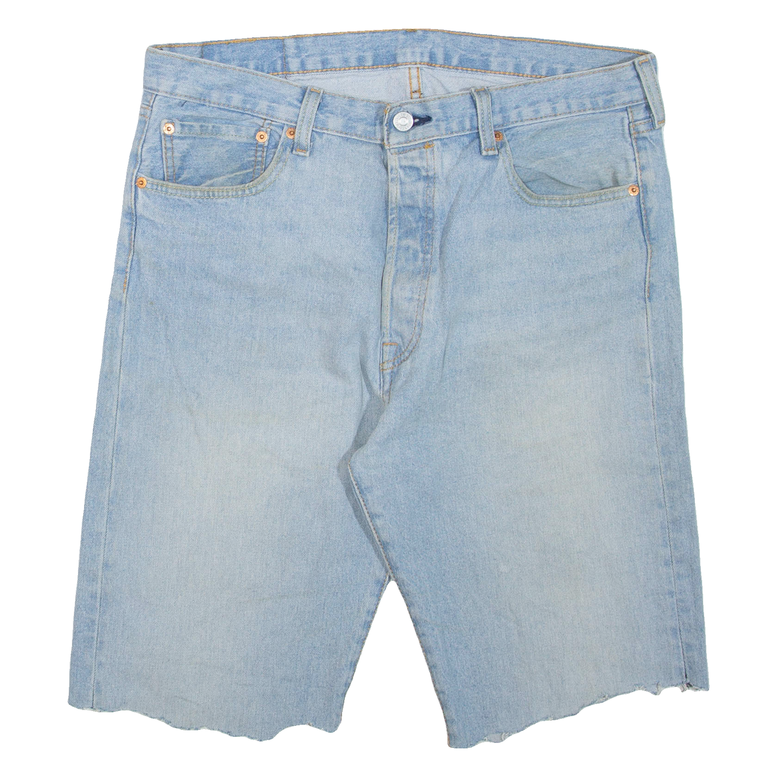 LEVI'S 501 Mens Jorts Shorts Blue M W34 Refurbished - N/A refurbished available on Cerqular