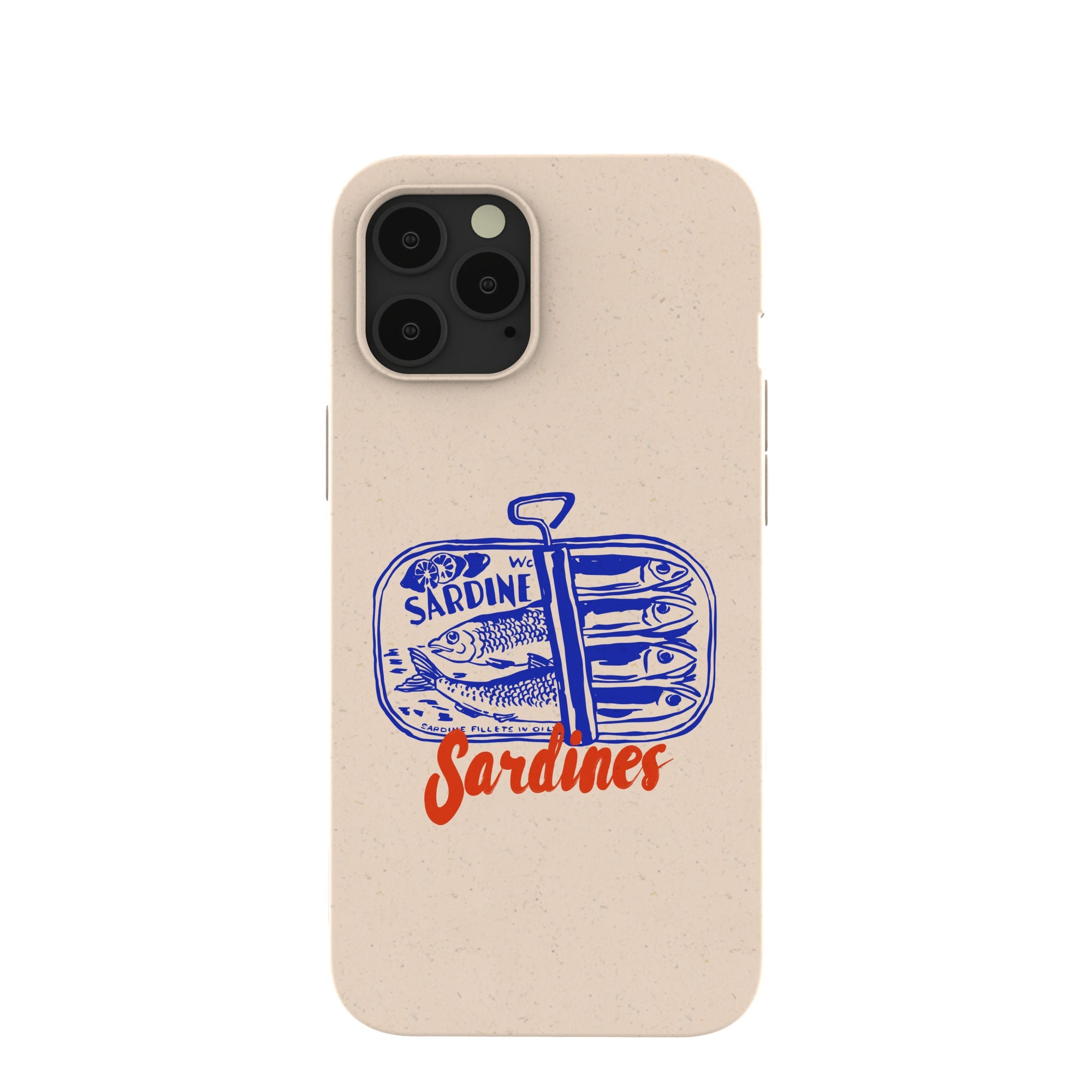 Seashell Sardines iPhone 12 Pro Max Case Refurbished - Pela Case refurbished available on Cerqular