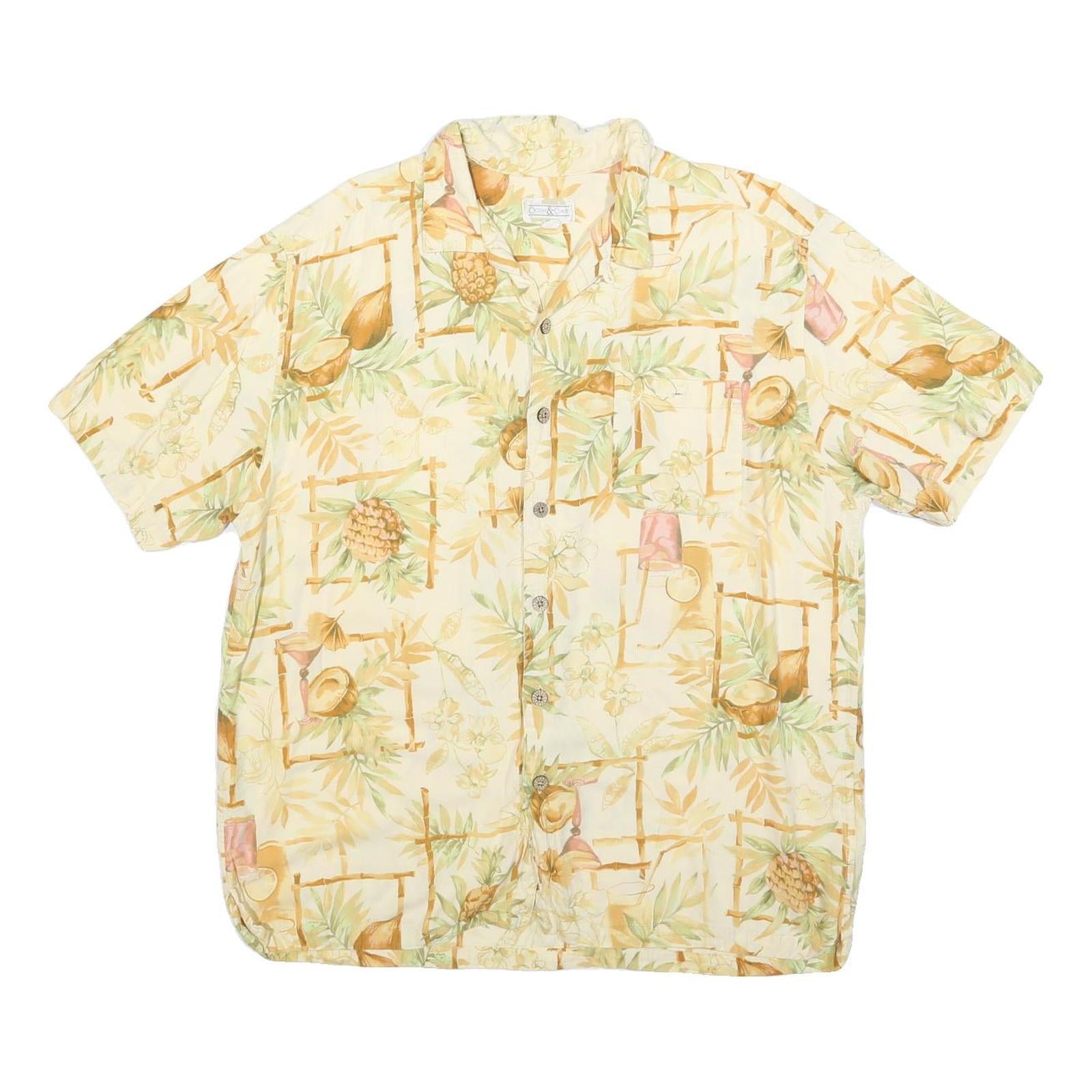 Buy OCEAN & COAST Mens Cream Tropical Print Shirt XL Summer Beach Holiday Casual Refurbished - $19.49 OCEAN & COAST Mens Cream Tropical Print Shirt XL Summer Beach Holiday Casual Refurbished - N/A refurbished available on Cerqular