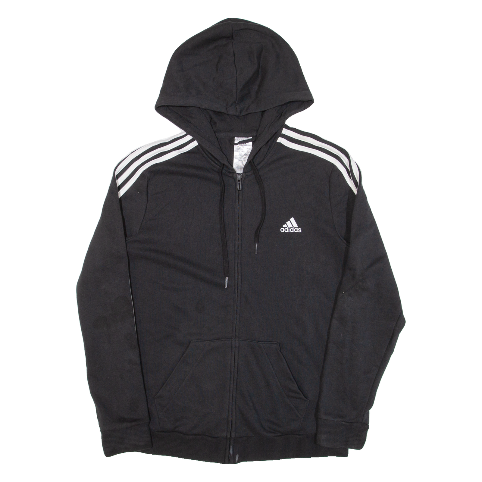 ADIDAS Womens Black Hoodie Full Zip L Refurbished - N/A refurbished available on Cerqular