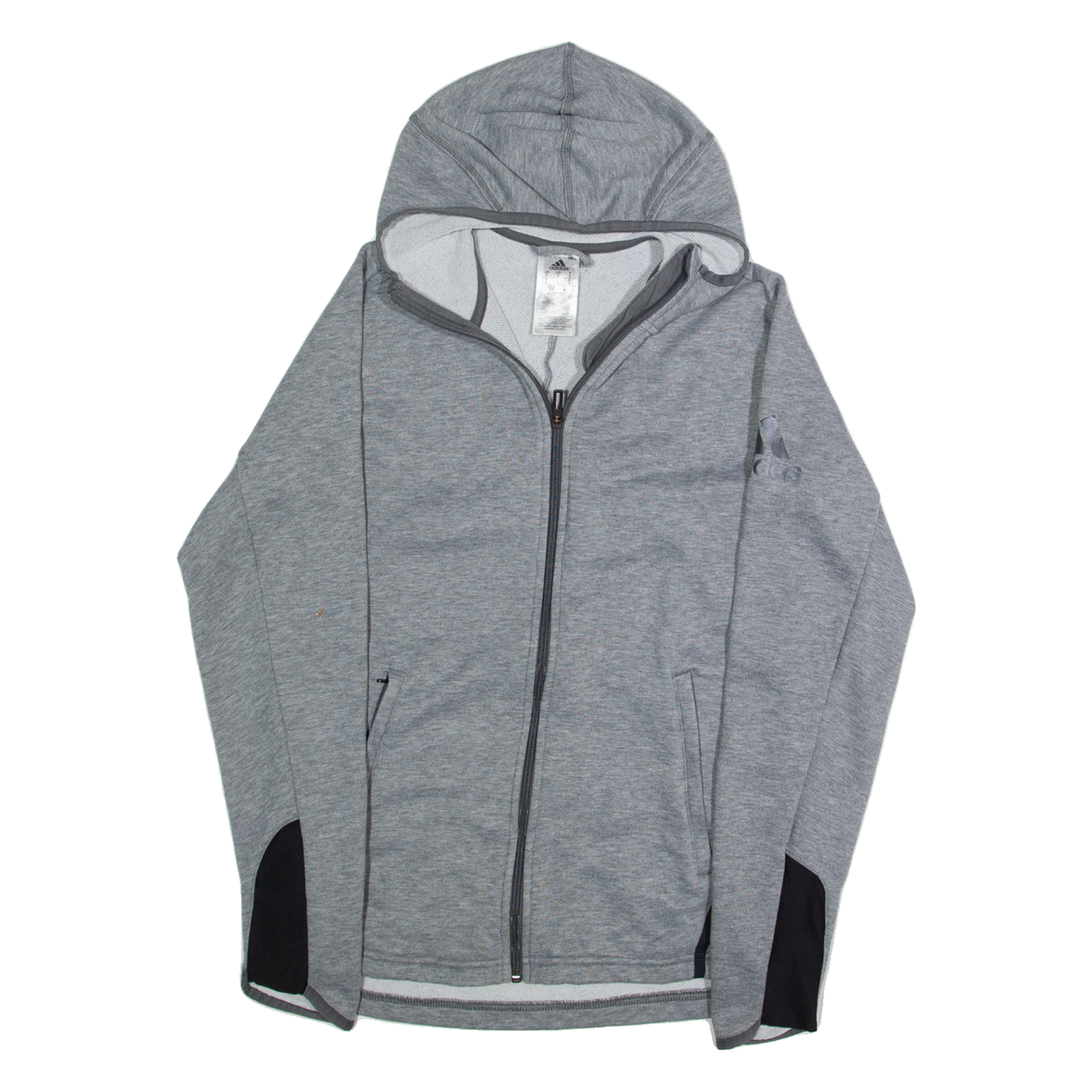 ADIDAS Mens Jacket Grey Hooded S Refurbished - N/A refurbished available on Cerqular