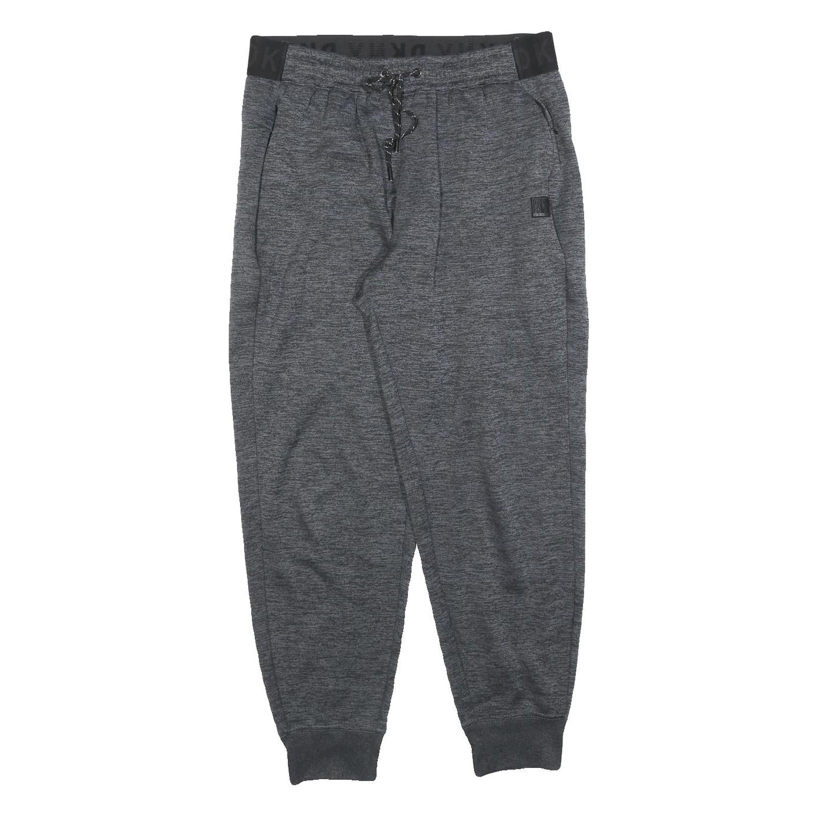 DKNY Womens Joggers Grey M W30 L28 Cotton Blend Slim Tapered Comfortable Refurbished - N/A refurbished available on Cerqular