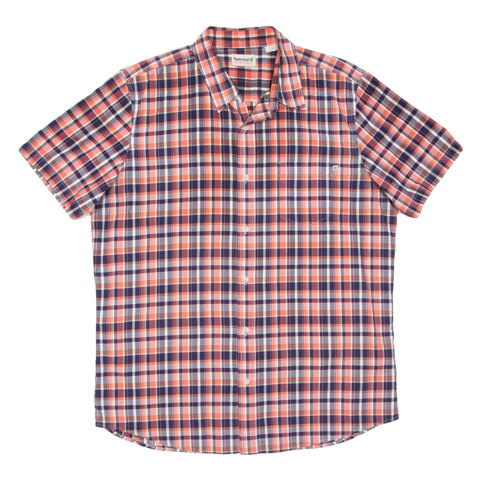 TIMBERLAND Mens Shirt Red Check L Refurbished - N/A refurbished available on Cerqular