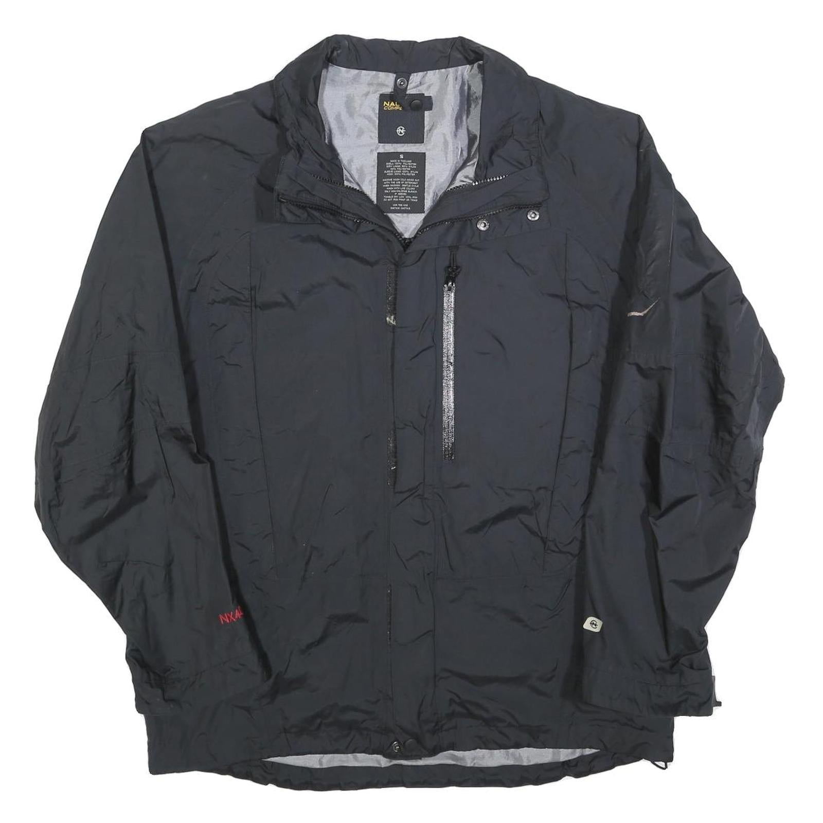 NAUTICA Mens Black S Polyester Jacket Zip Plain Logo Lightweight Outdoor Refurbished - N/A refurbished available on Cerqular