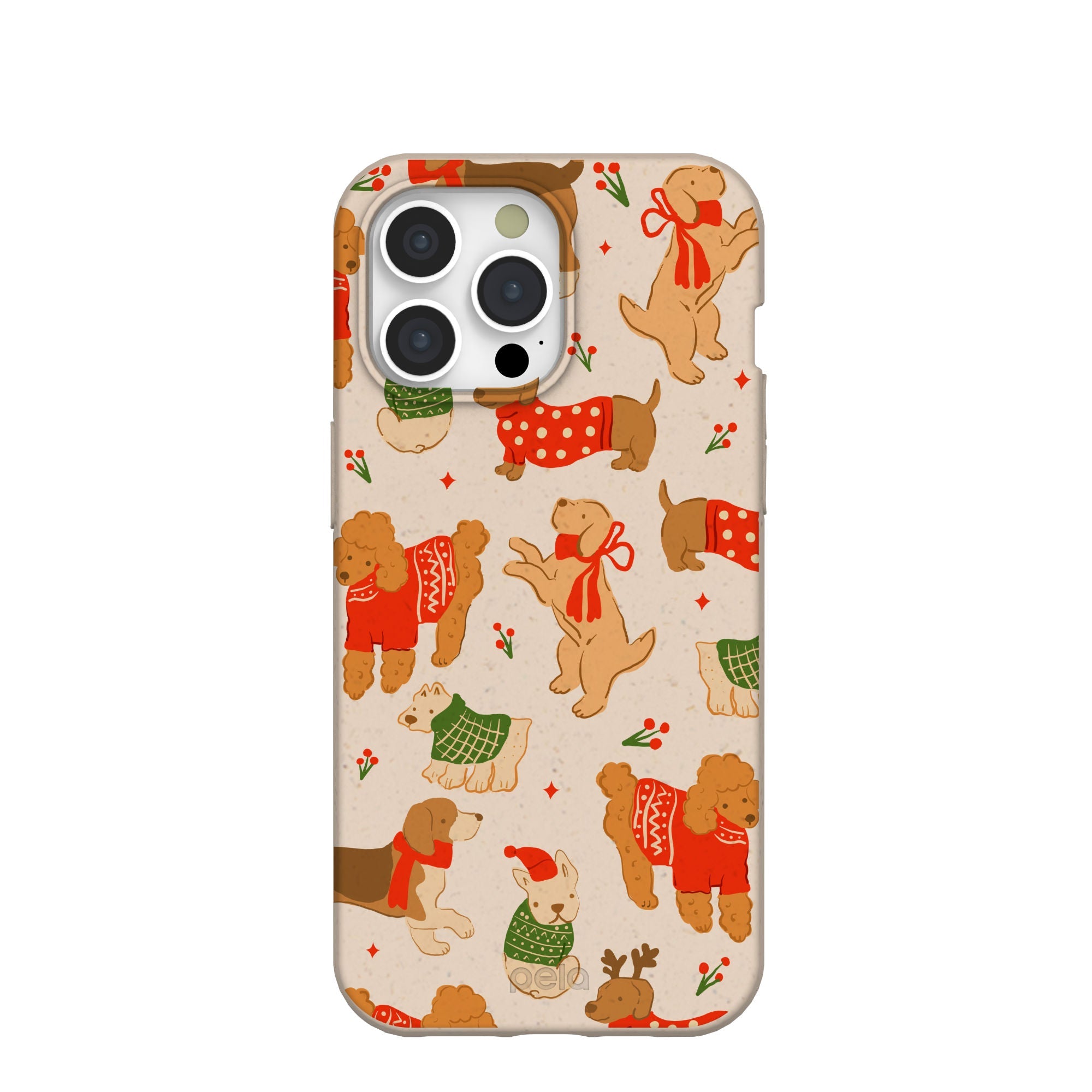 Seashell Jolly Doggos iPhone 15 Pro Max Case Refurbished - Pela Case refurbished available on Cerqular