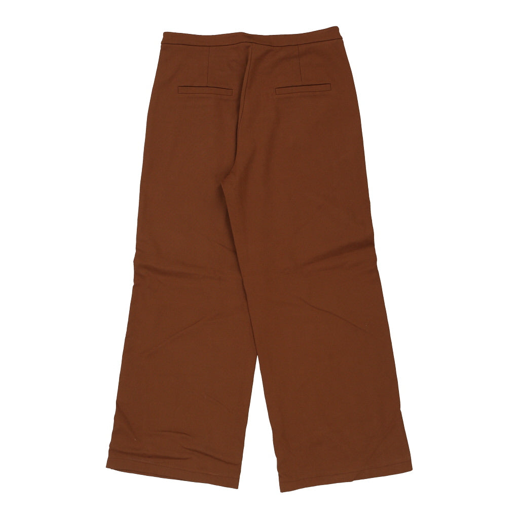 Unbranded Trousers - Large Brown Cotton Blend Refurbished - Thrifted (note: this is a term often used to describe second- refurbished available on Cerqular