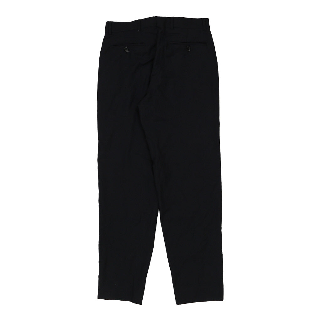 Ribo Trousers - 30W 31L Navy Wool Blend Refurbished - Thrifted (note: this is a term often used to describe second- refurbished available on Cerqular