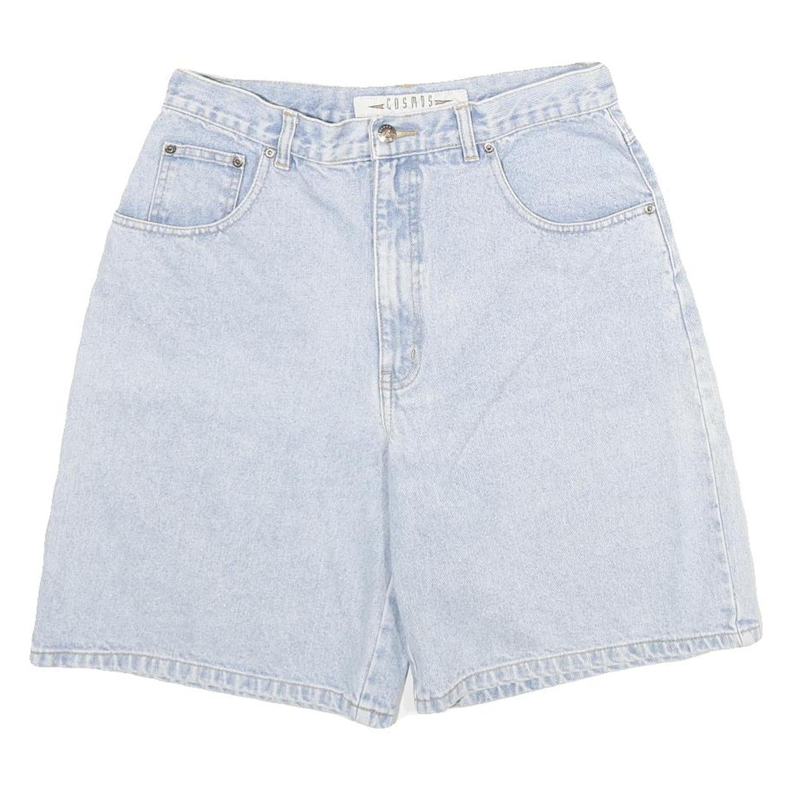COSMOS Womens Shorts Blue Denim UK 12 W30 Casual Cotton Summer Refurbished - N/A refurbished available on Cerqular