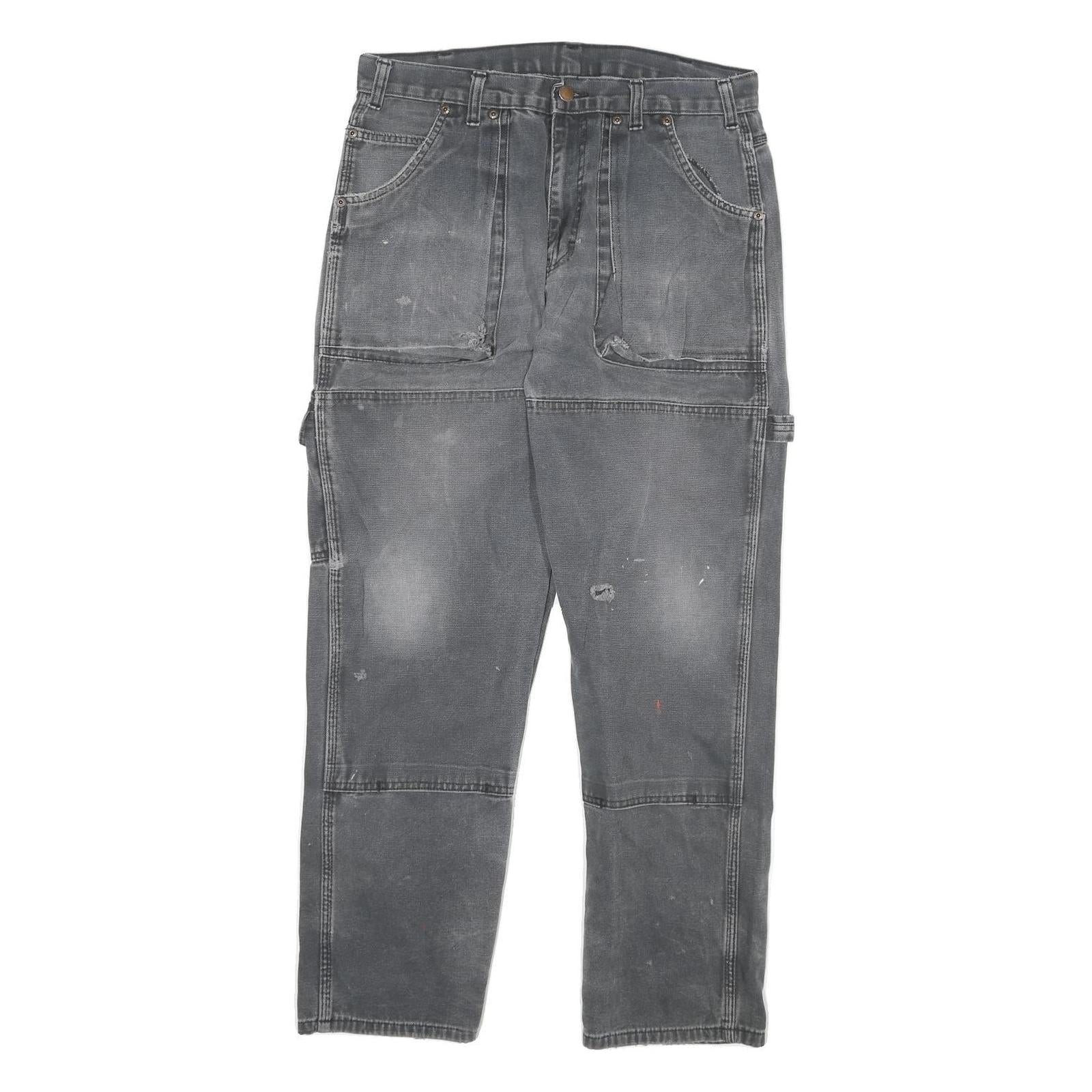 DICKIES Mens Relaxed Workwear Jeans Blue Denim W32 L29 Zip Cotton Blend Refurbished - N/A refurbished available on Cerqular