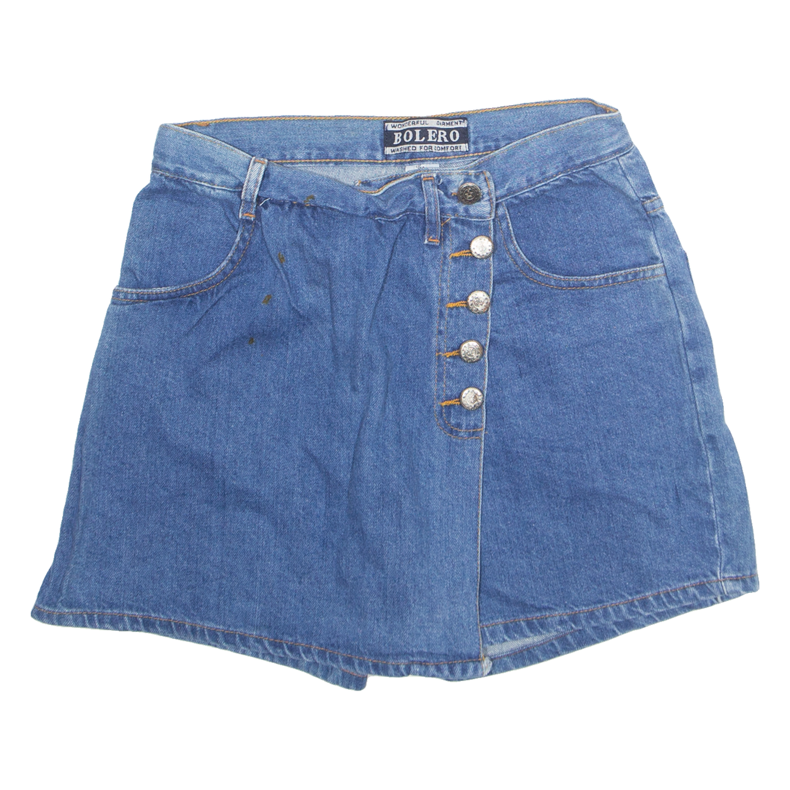 BOLEREO Womens Denim Shorts Blue S W27 Refurbished - N/A refurbished available on Cerqular