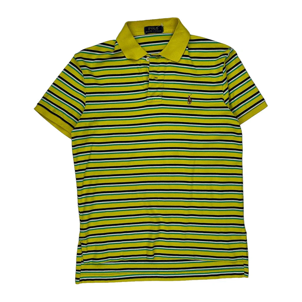 Buy Polo By Ralph Lauren Polo Shirt - Small Yellow Cotton Refurbished - $33.49 Polo By Ralph Lauren Polo Shirt - Small Yellow Cotton Refurbished - Thrifted (note: this is a term often used to describe second- refurbished available on Cerqular