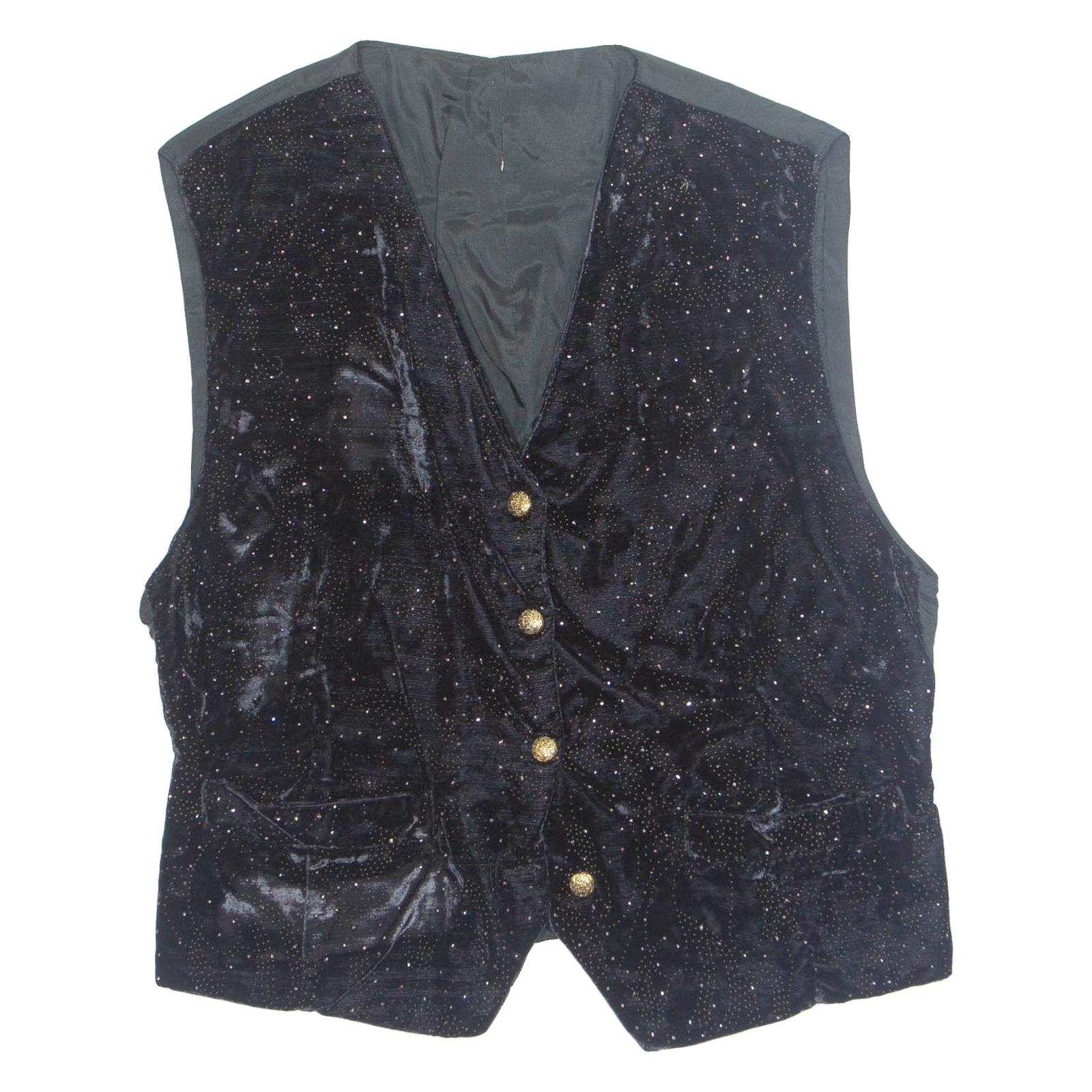 Womens Waistcoat Black V-Neck Sleeveless M Refurbished - N/A refurbished available on Cerqular
