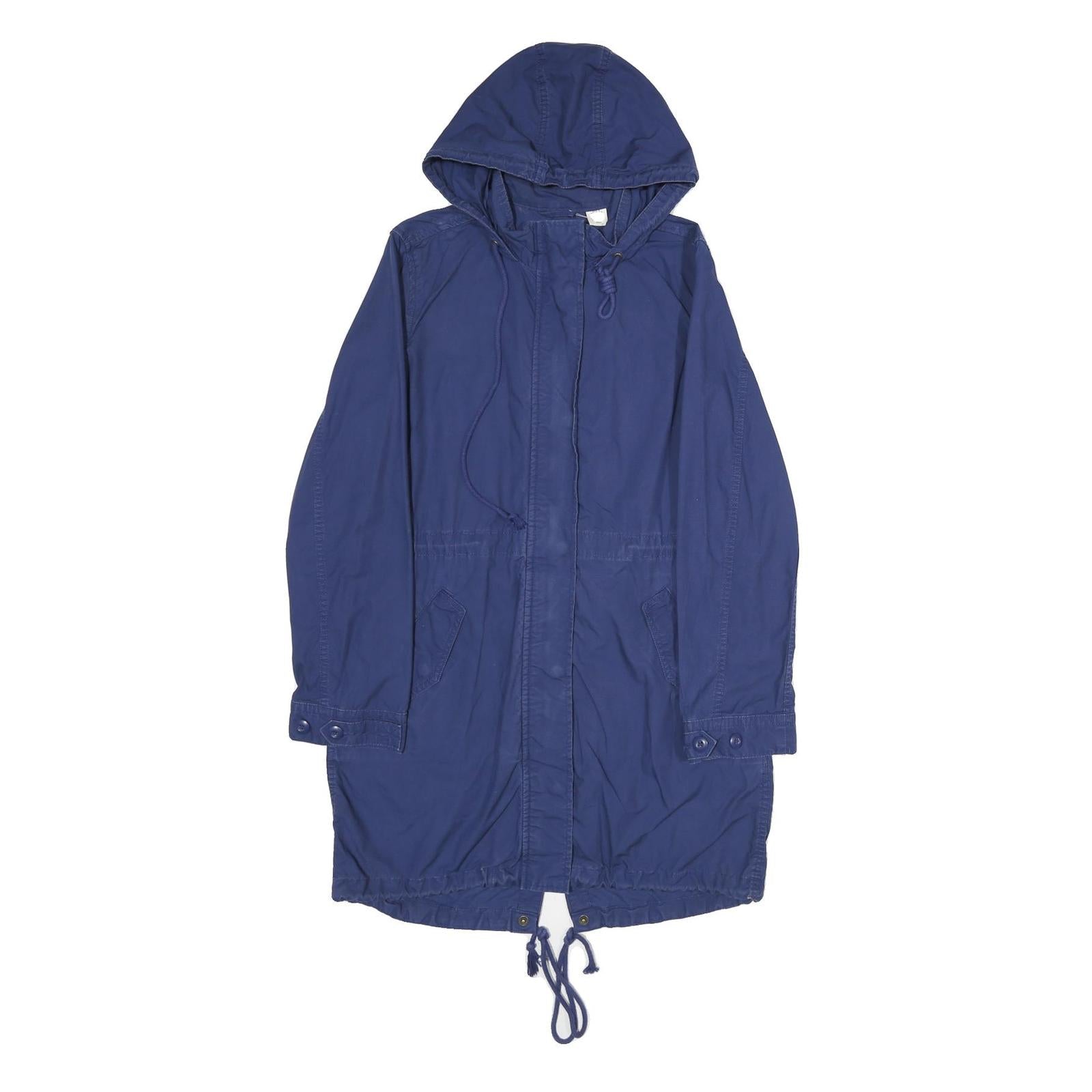 LEVI'S Womens Blue Cotton Outdoor Jacket S Hooded Zip Casual Lightweight Refurbished - N/A refurbished available on Cerqular