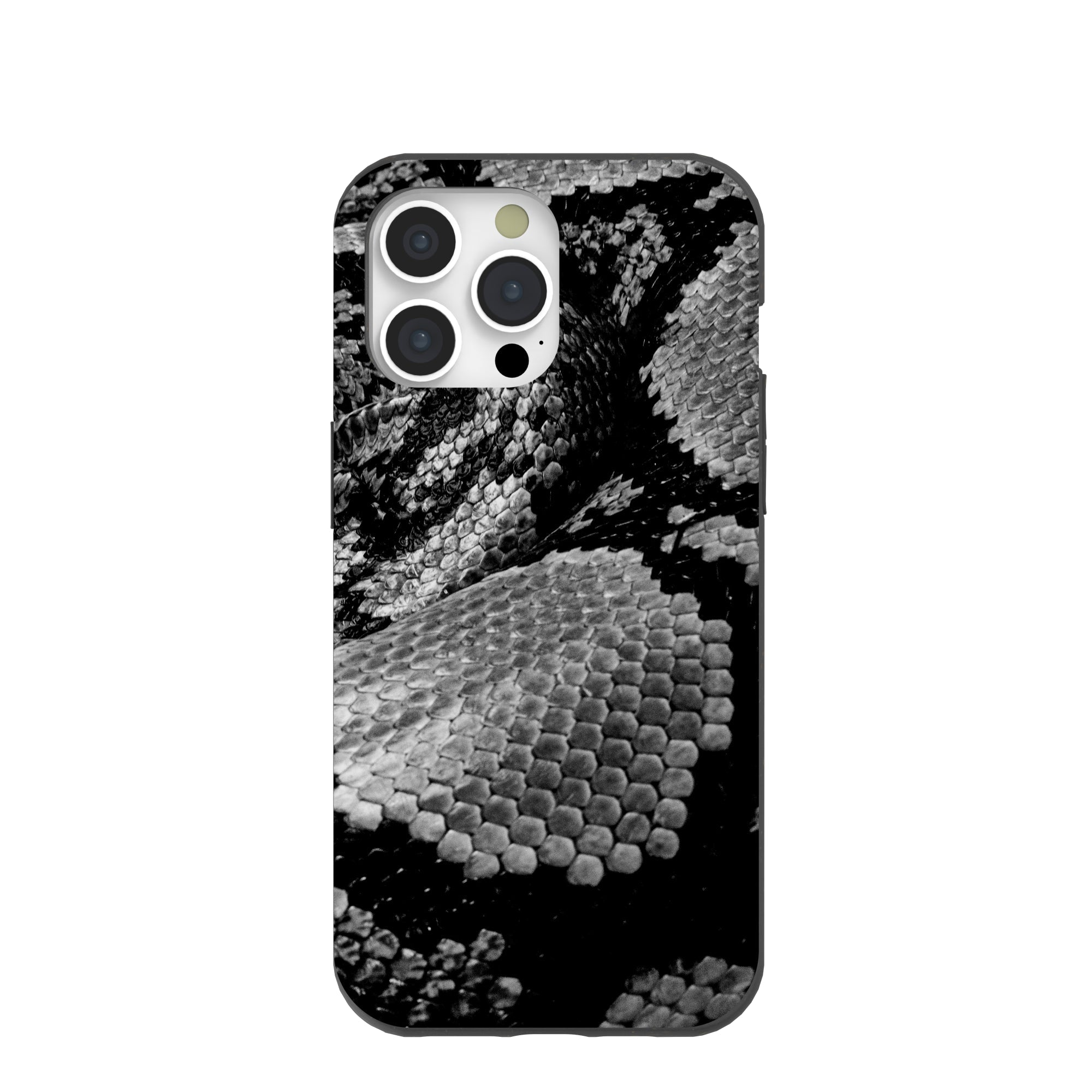 Black Snake Scale iPhone 15 Pro Max Case Refurbished - Pela Case refurbished available on Cerqular