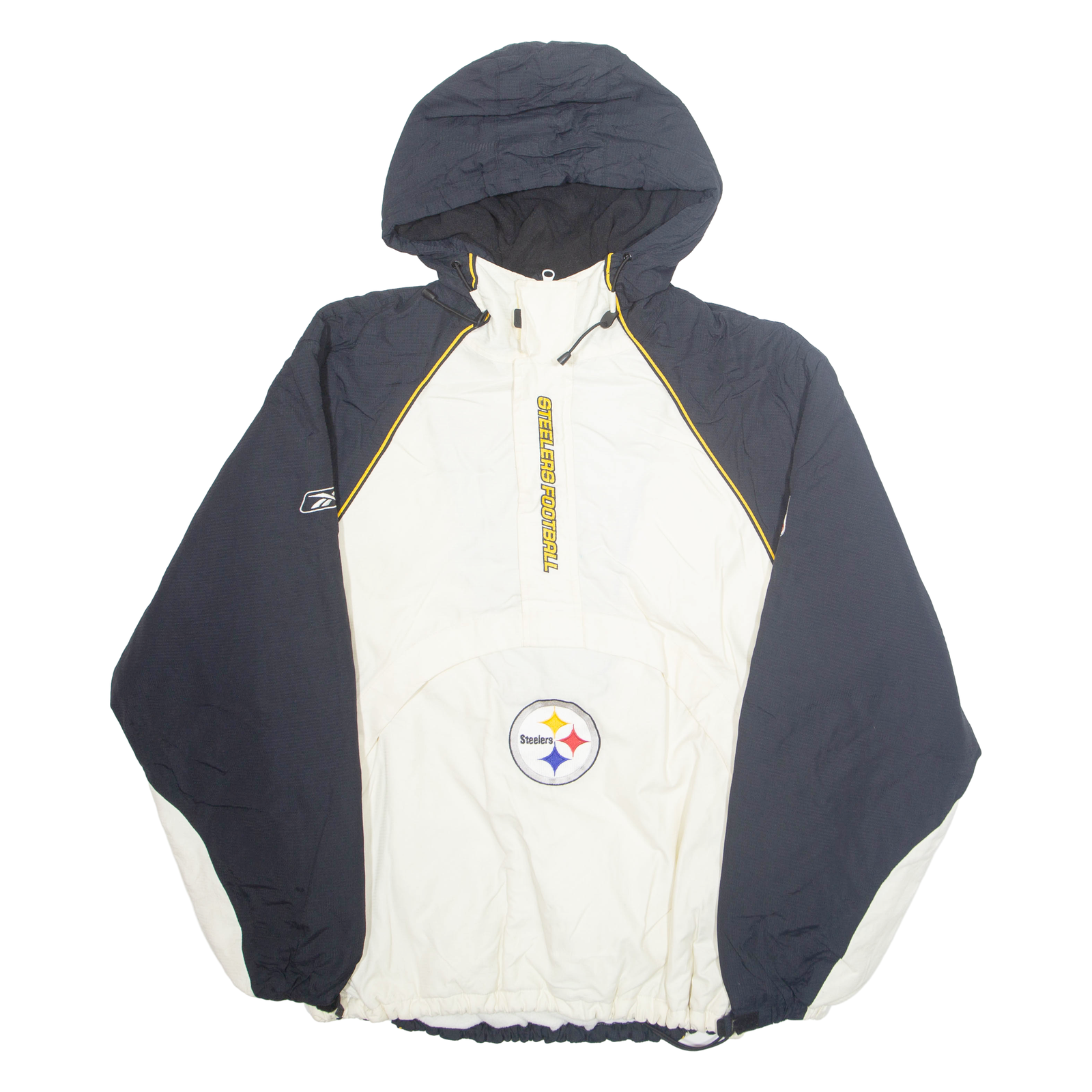 NFL Mens Pullover Jacket White USA Hooded XL Refurbished - N/A refurbished available on Cerqular