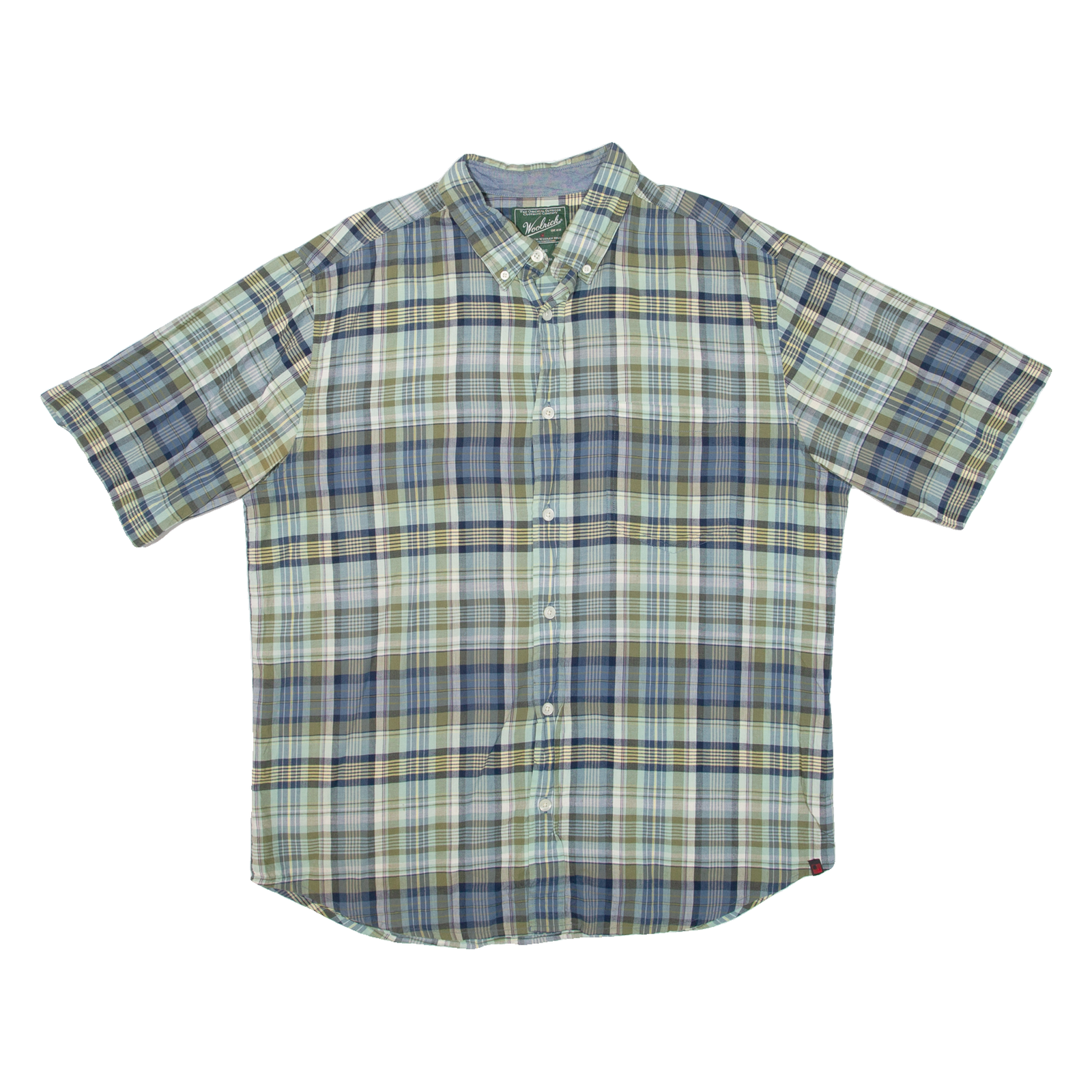 WOOLRICH Mens Shirt Green Check L Refurbished - N/A refurbished available on Cerqular
