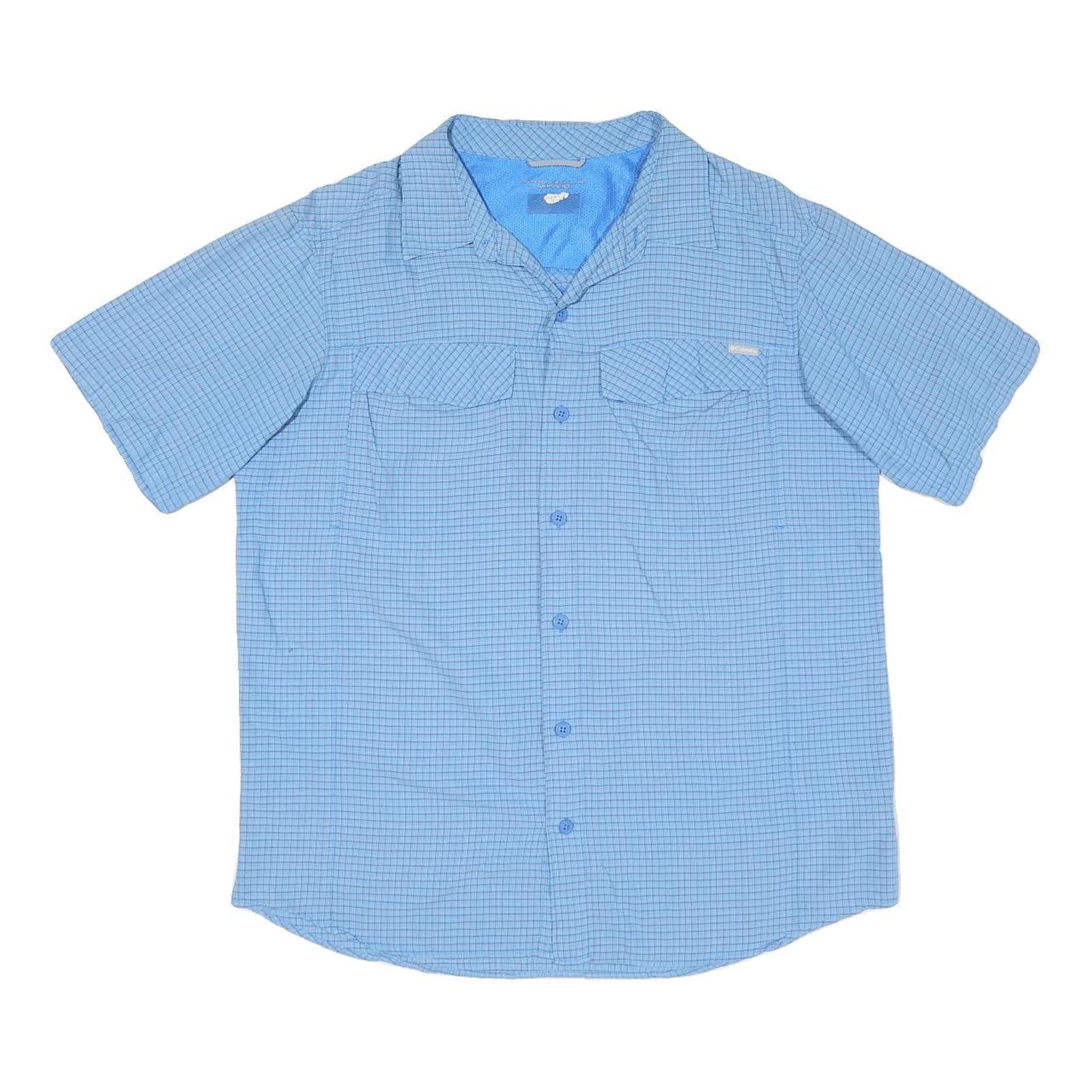 Buy COLUMBIA Mens Blue Check Short Sleeve Shirt M Cotton Blend Casual Outdoor Refurbished - $32.49 COLUMBIA Mens Blue Check Short Sleeve Shirt M Cotton Blend Casual Outdoor Refurbished - N/A refurbished available on Cerqular
