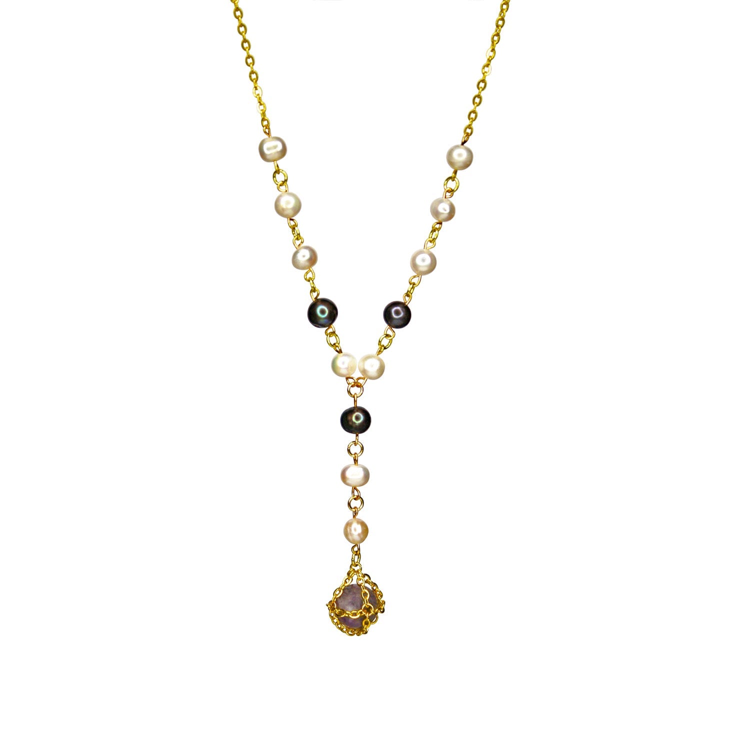 Amethyst Pearl Lariat Refurbished - N/A (Note: There is no well-known brand with this name refurbished available on Cerqular