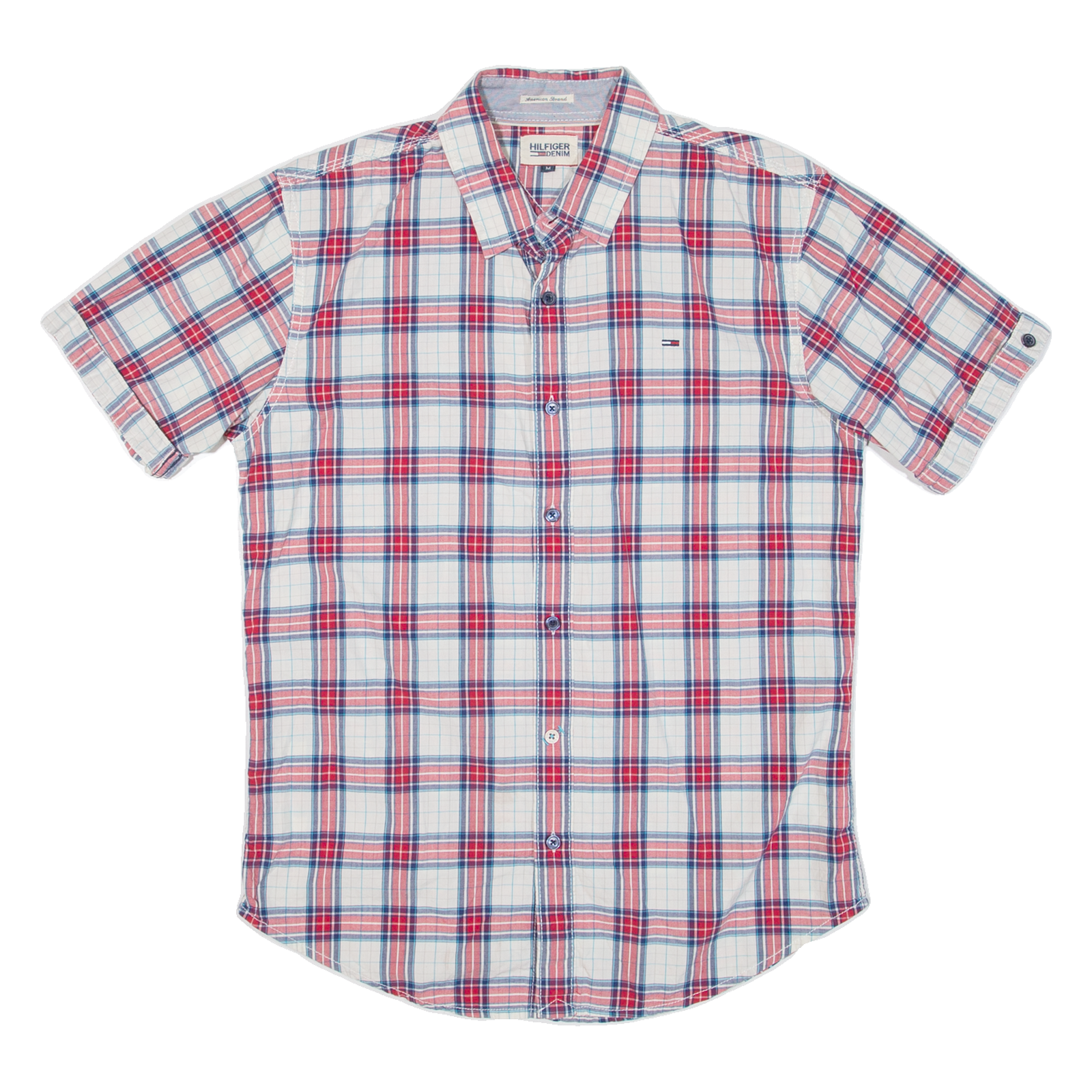 Buy HILFIGER DENIM Mens Shirt Red Check M Refurbished - $31.19 HILFIGER DENIM Mens Shirt Red Check M Refurbished - N/A refurbished available on Cerqular