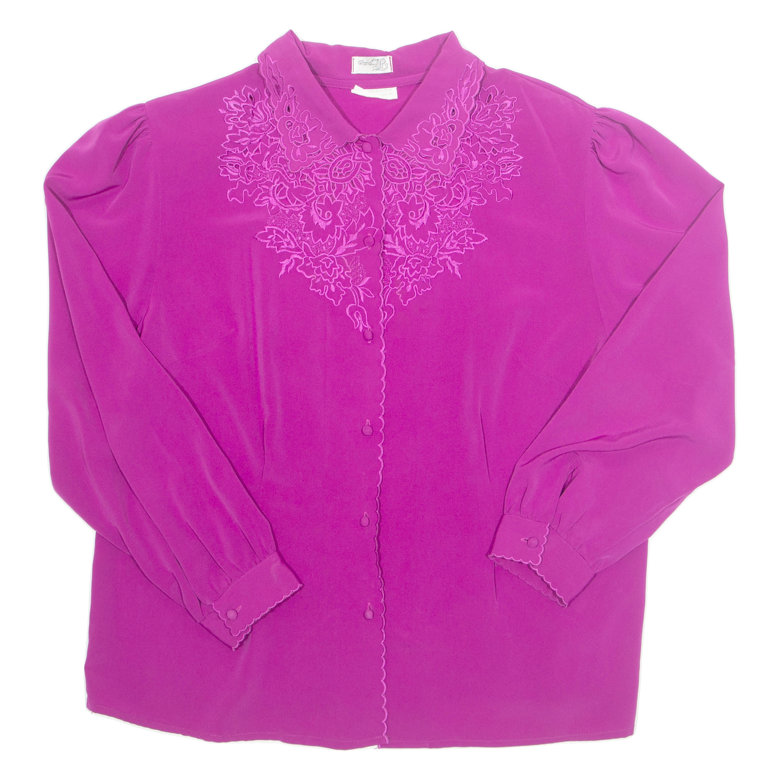 Womens Blouse Purple Long Sleeve L Refurbished - N/A refurbished available on Cerqular