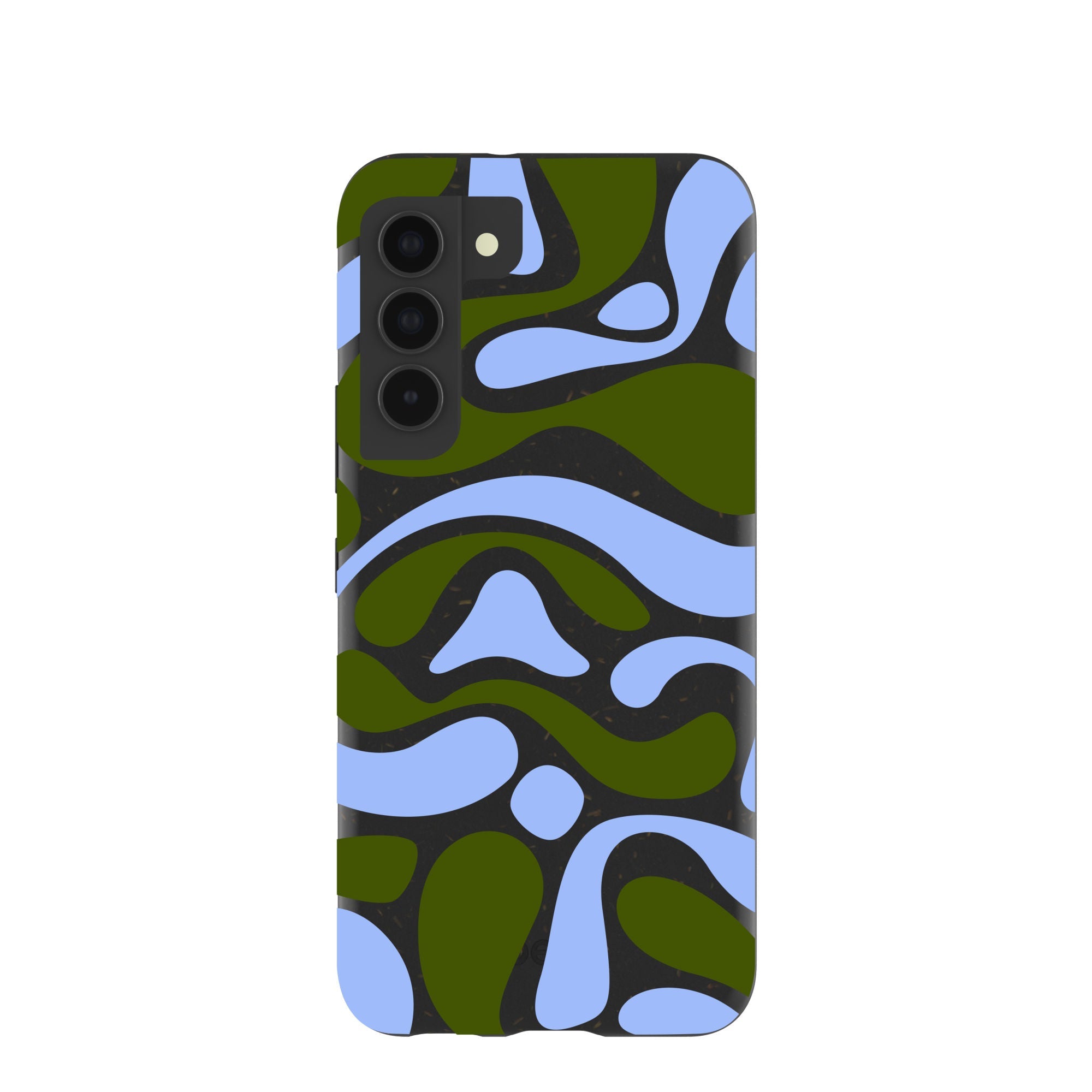 Black Curve and Flow Samsung Galaxy S22 Case Refurbished - Pela Case refurbished available on Cerqular