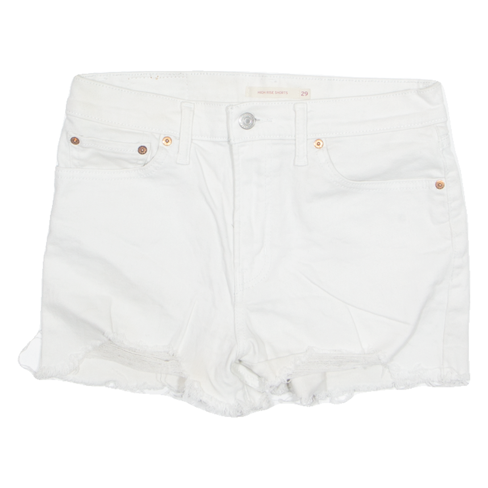 Buy LEVI'S Cut Off Womens Denim Shorts White S W23 Refurbished - $23.39 LEVI'S Cut Off Womens Denim Shorts White S W23 Refurbished - N/A refurbished available on Cerqular