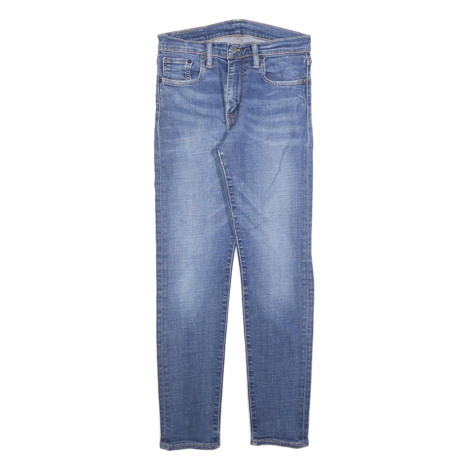 LEVI'S 512 Tapered Mens Jeans Blue Slim Denim Medium W30 L29 Stylish Faded Refurbished - N/A refurbished available on Cerqular