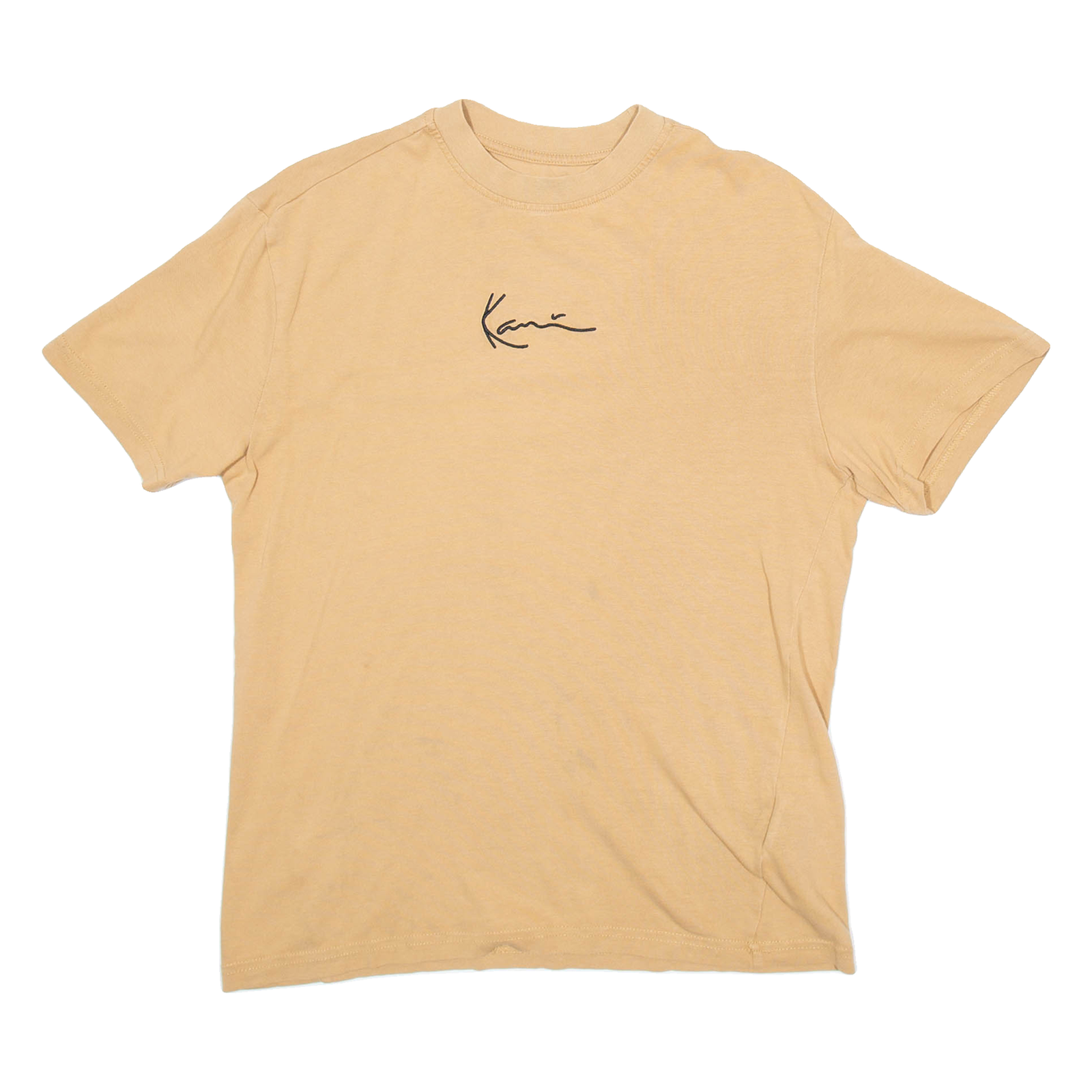 KARL KANI Mens T-Shirt Beige XXS Refurbished - N/A refurbished available on Cerqular