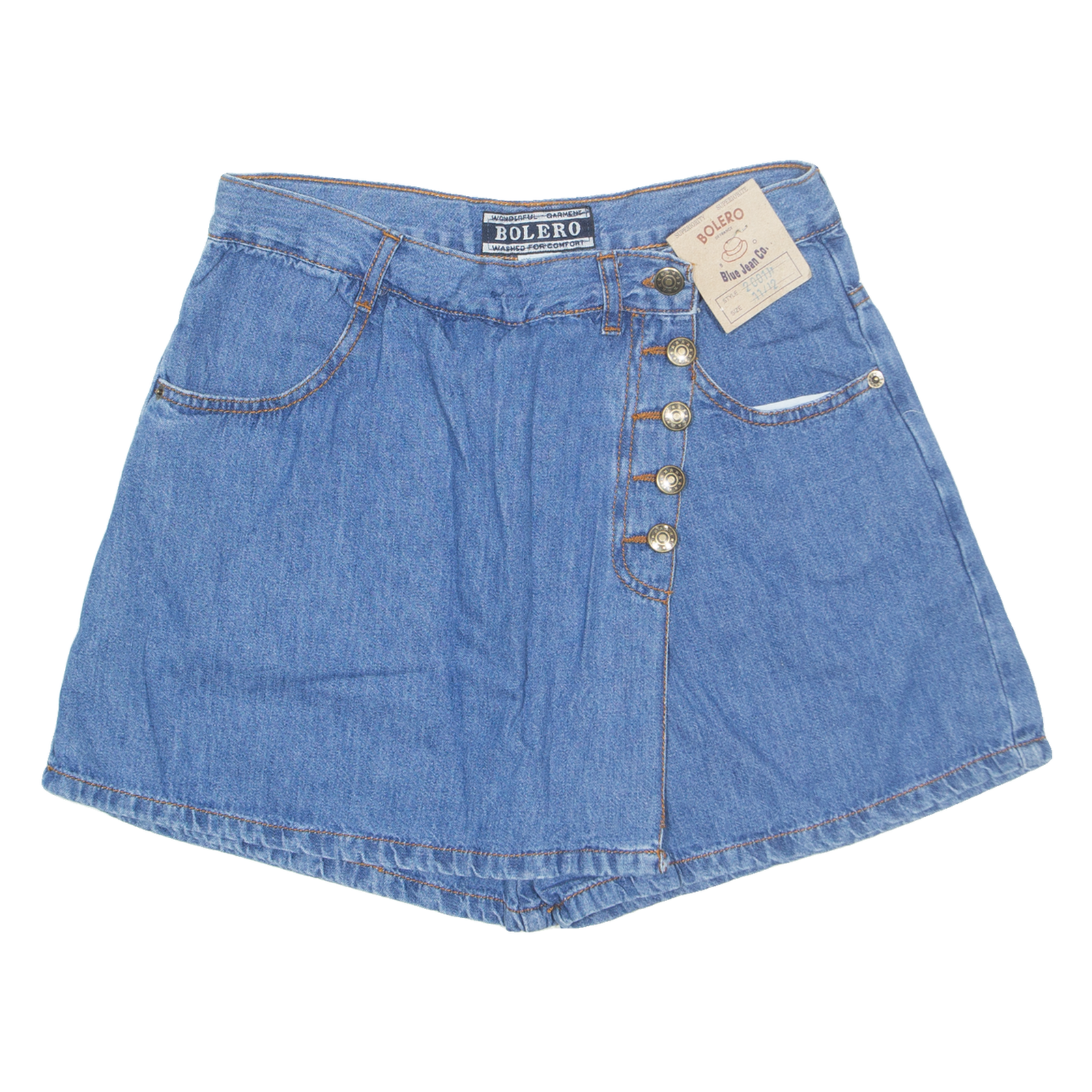 BOLERO Womens Denim Shorts Blue M W28 Refurbished - N/A refurbished available on Cerqular