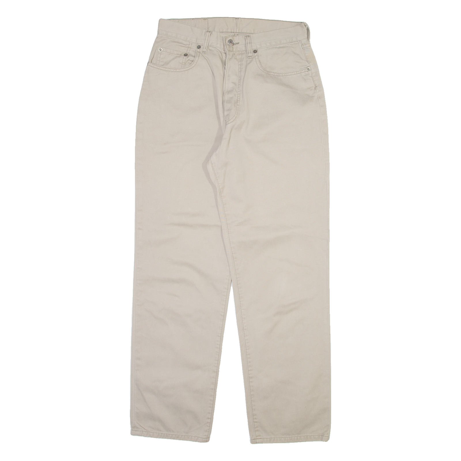 LEVI'S 597 Mens Trousers Beige Regular Straight W30 L30 Refurbished - N/A refurbished available on Cerqular