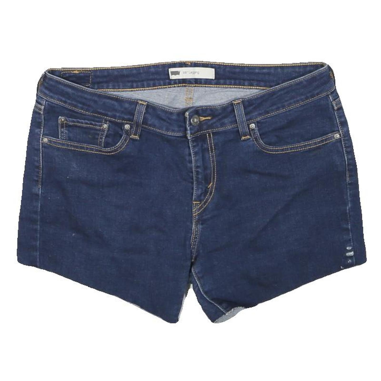 LEVI'S Womens Denim Shorts XL W32 Casual Classic Blue Cotton Blend Refurbished - N/A refurbished available on Cerqular