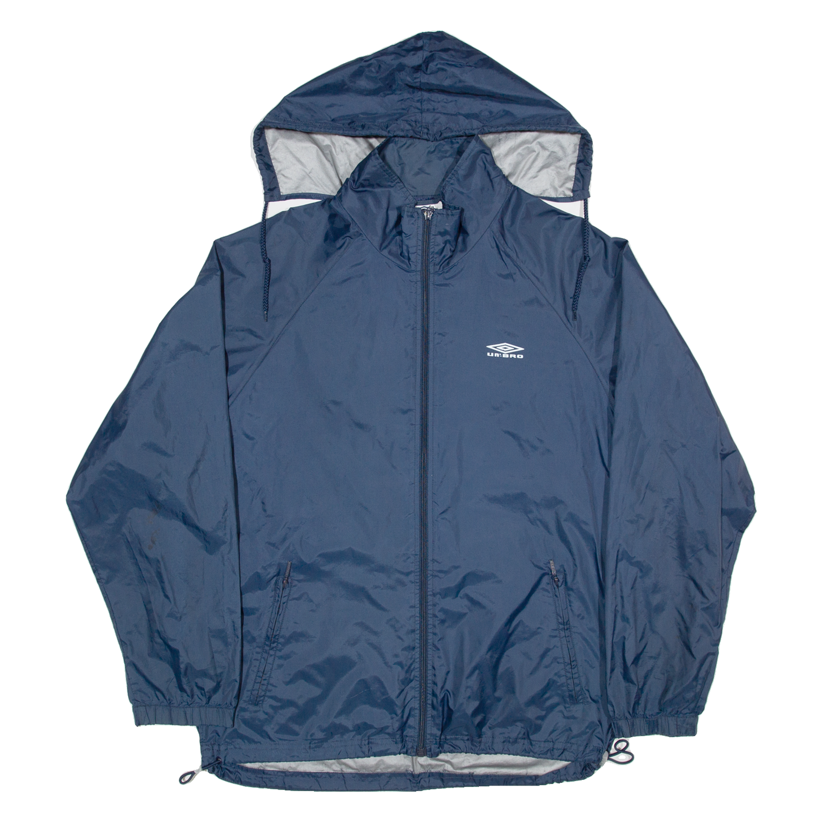 UMBRO Mesh Lined Mens Rain Jacket Blue Hooded M Refurbished - N/A refurbished available on Cerqular