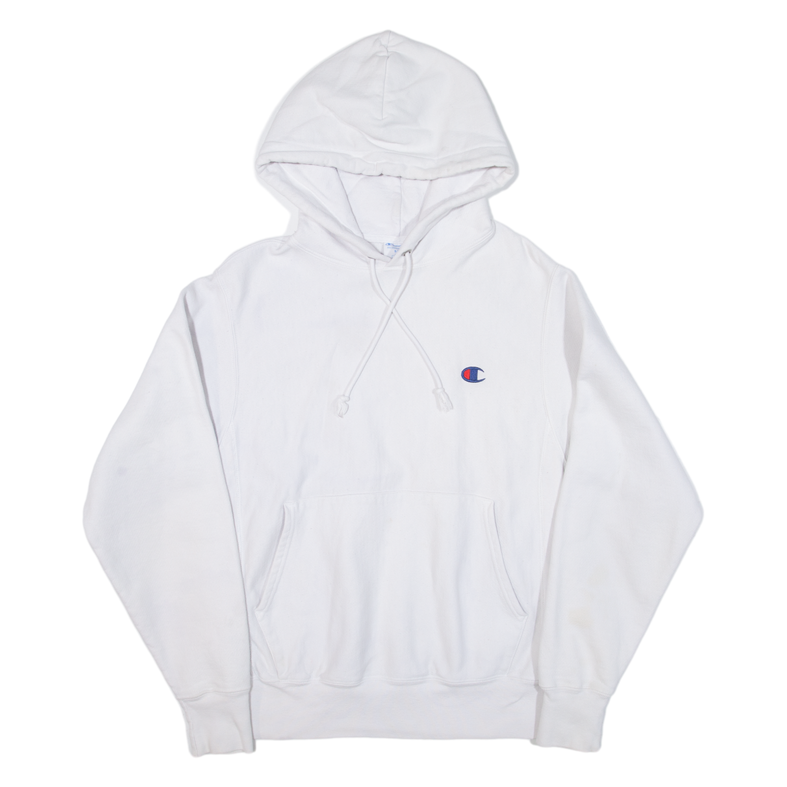 CHAMPION REVERSE WEAVE Mens White Hoodie S Refurbished - N/A refurbished available on Cerqular