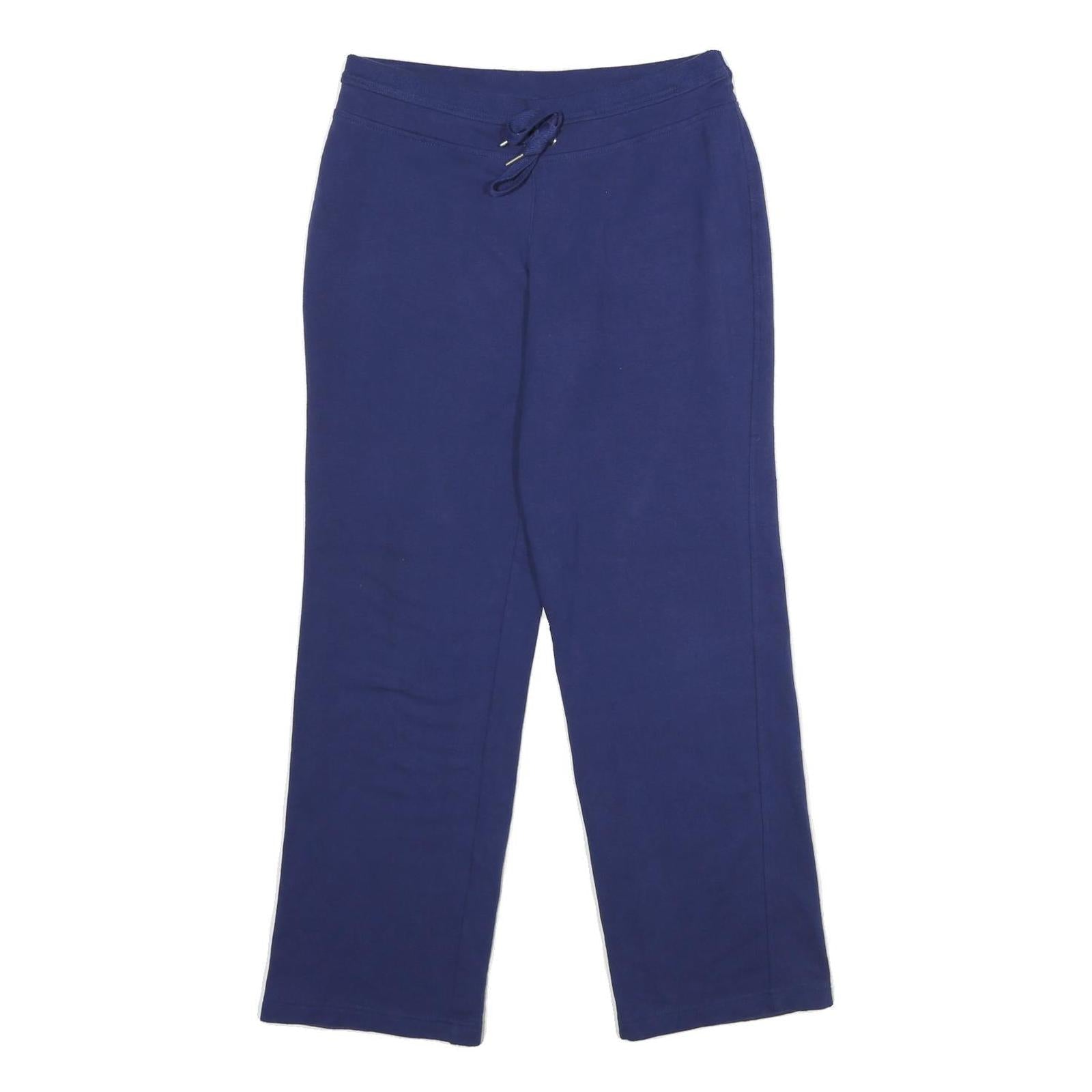 CHAMPION Womens Joggers Blue S W30 L30 Cotton Blend Drawstring Casual Lounge Refurbished - N/A refurbished available on Cerqular