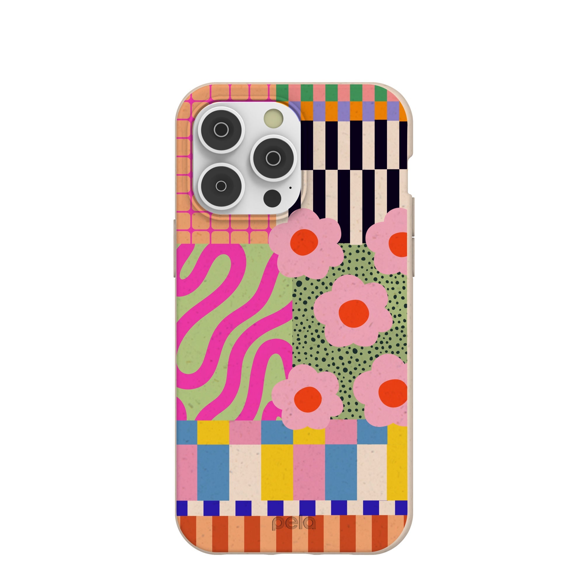 Seashell Abstract Cake iPhone 14 Pro Max Case Refurbished - Pela Case refurbished available on Cerqular