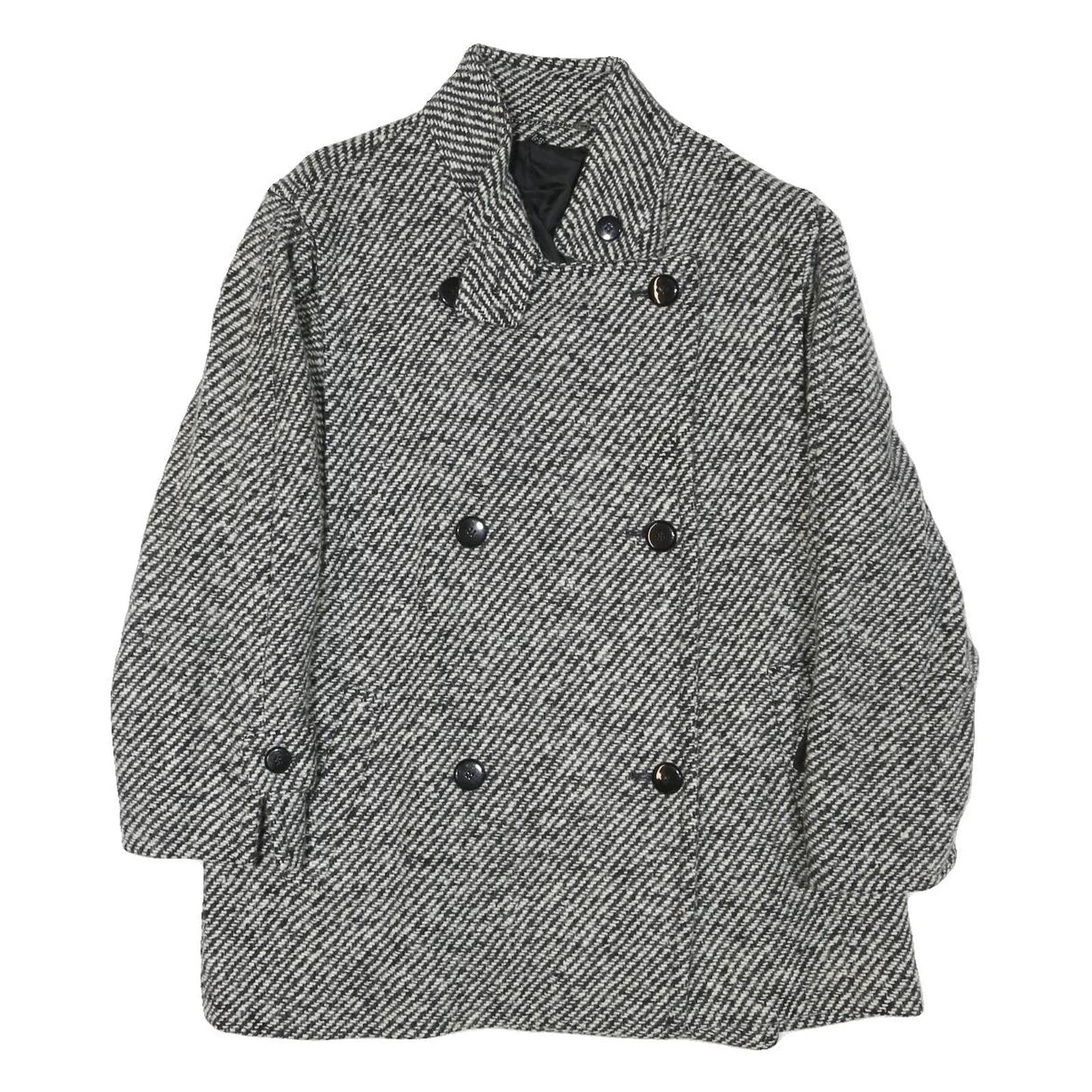 Buy Womens Black & White Button Wool Blend Jacket UK 18 Classic Pattern Winter Refurbished - $37.69 Womens Black & White Button Wool Blend Jacket UK 18 Classic Pattern Winter Refurbished - N/A refurbished available on Cerqular