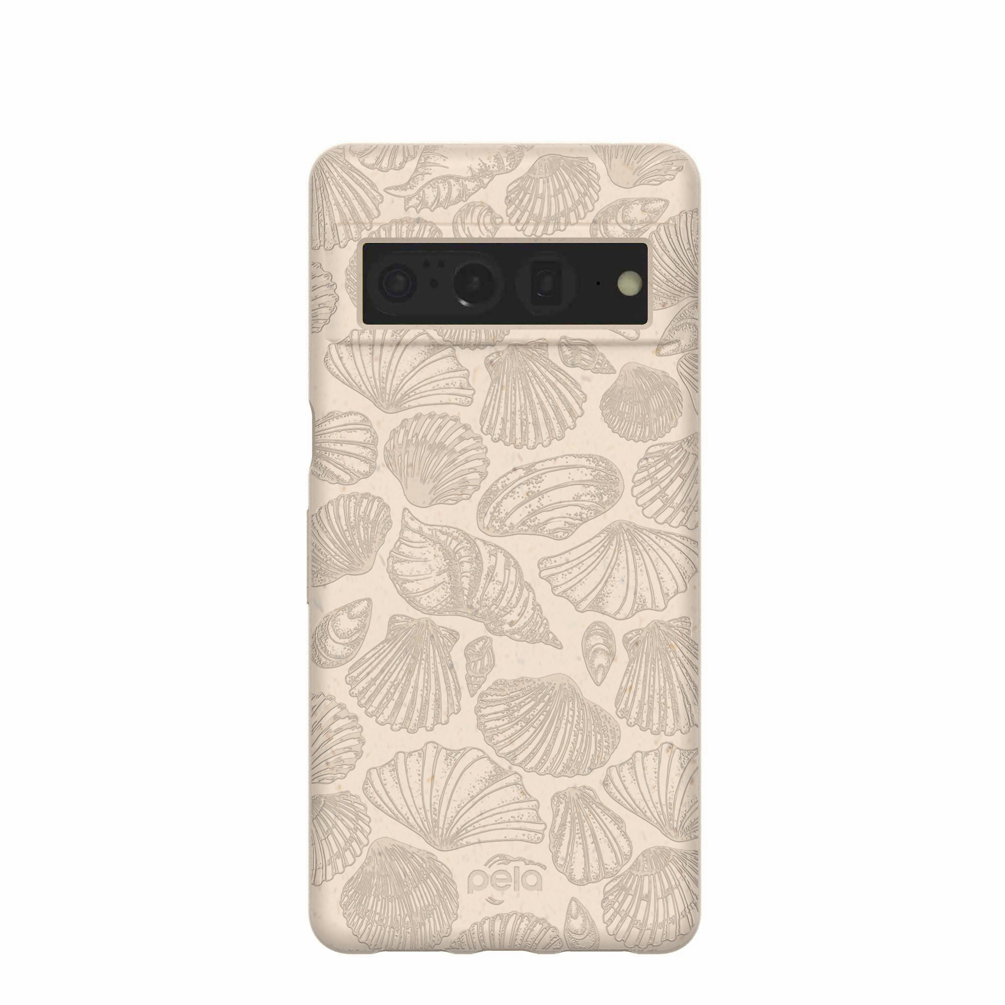 Seashell Seashore Google Pixel 7 Pro Case Refurbished - Pela Case refurbished available on Cerqular