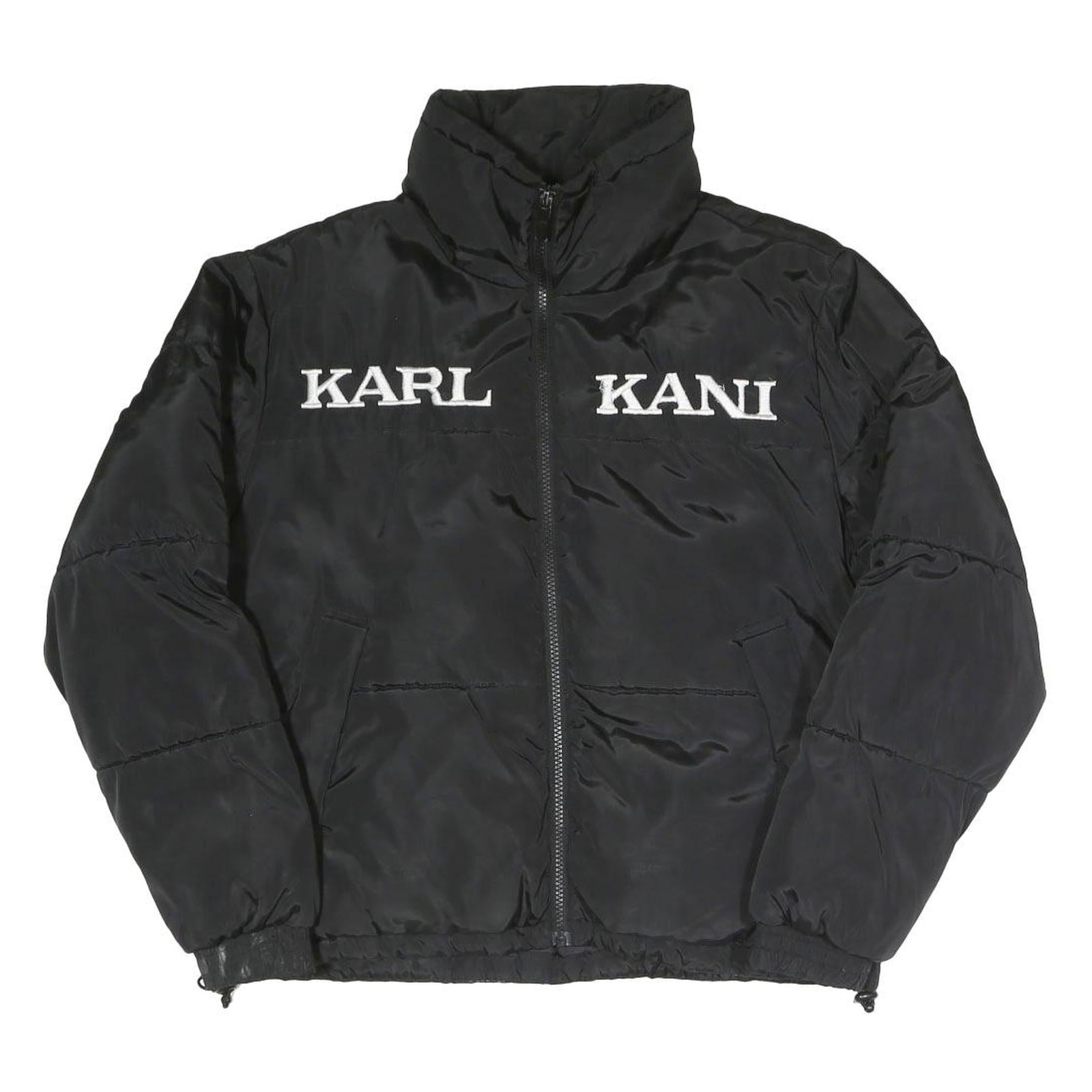 KARL KANI Womens Black Polyester Blend Zip Up Jacket S Woven Casual Urban Refurbished - N/A refurbished available on Cerqular