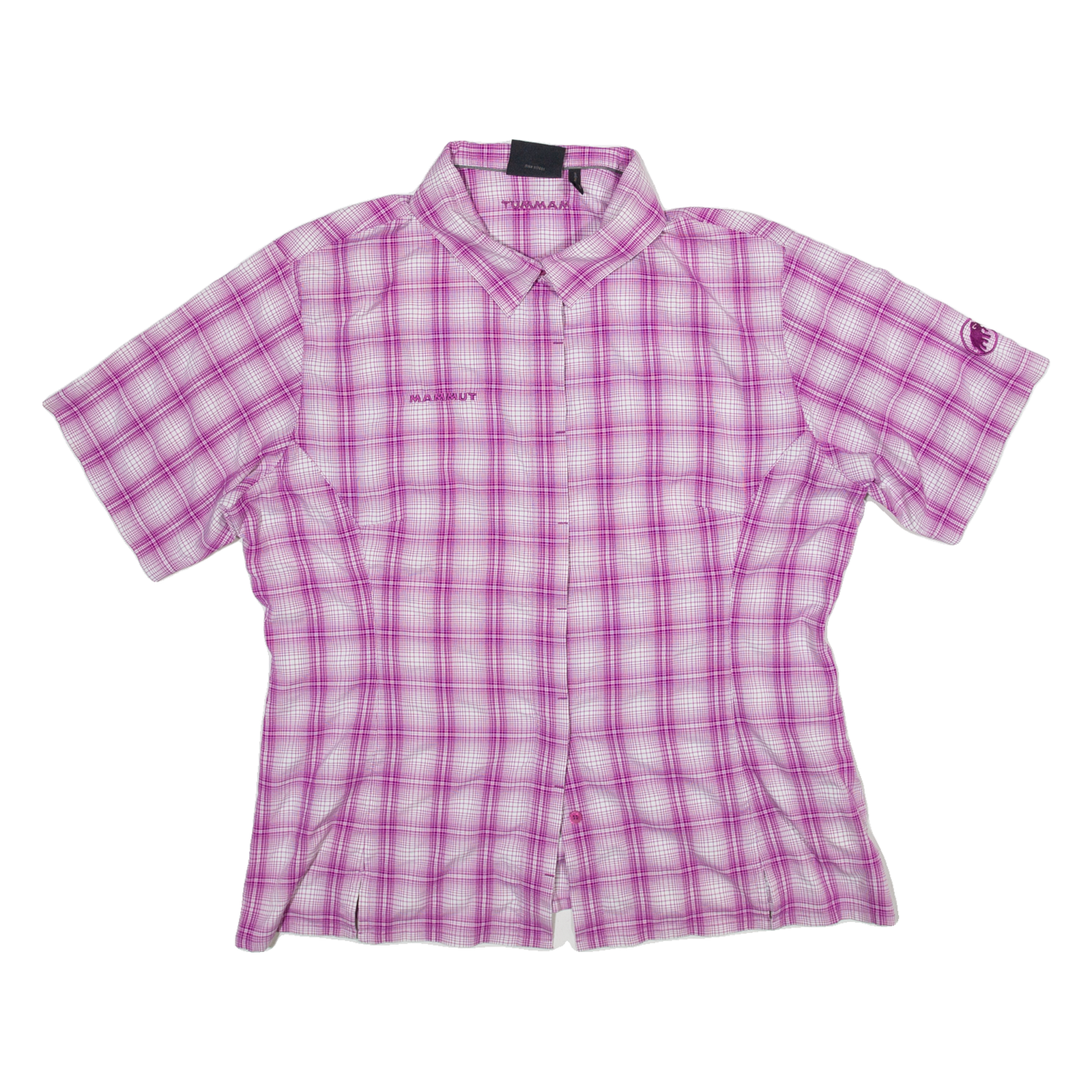 MAMMUT Womens Shirt Purple Check 2XL Refurbished - N/A refurbished available on Cerqular