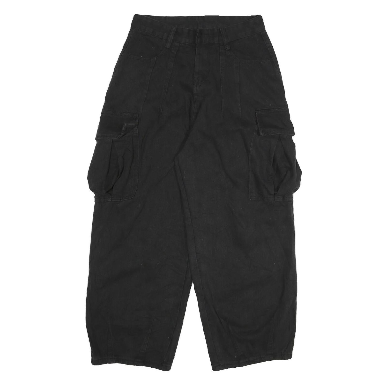 Buy Black Womens Relaxed Cargo Cotton Blend Trousers W28 L25 Casual Wear Refurbished - $23.39 Black Womens Relaxed Cargo Cotton Blend Trousers W28 L25 Casual Wear Refurbished - N/A refurbished available on Cerqular