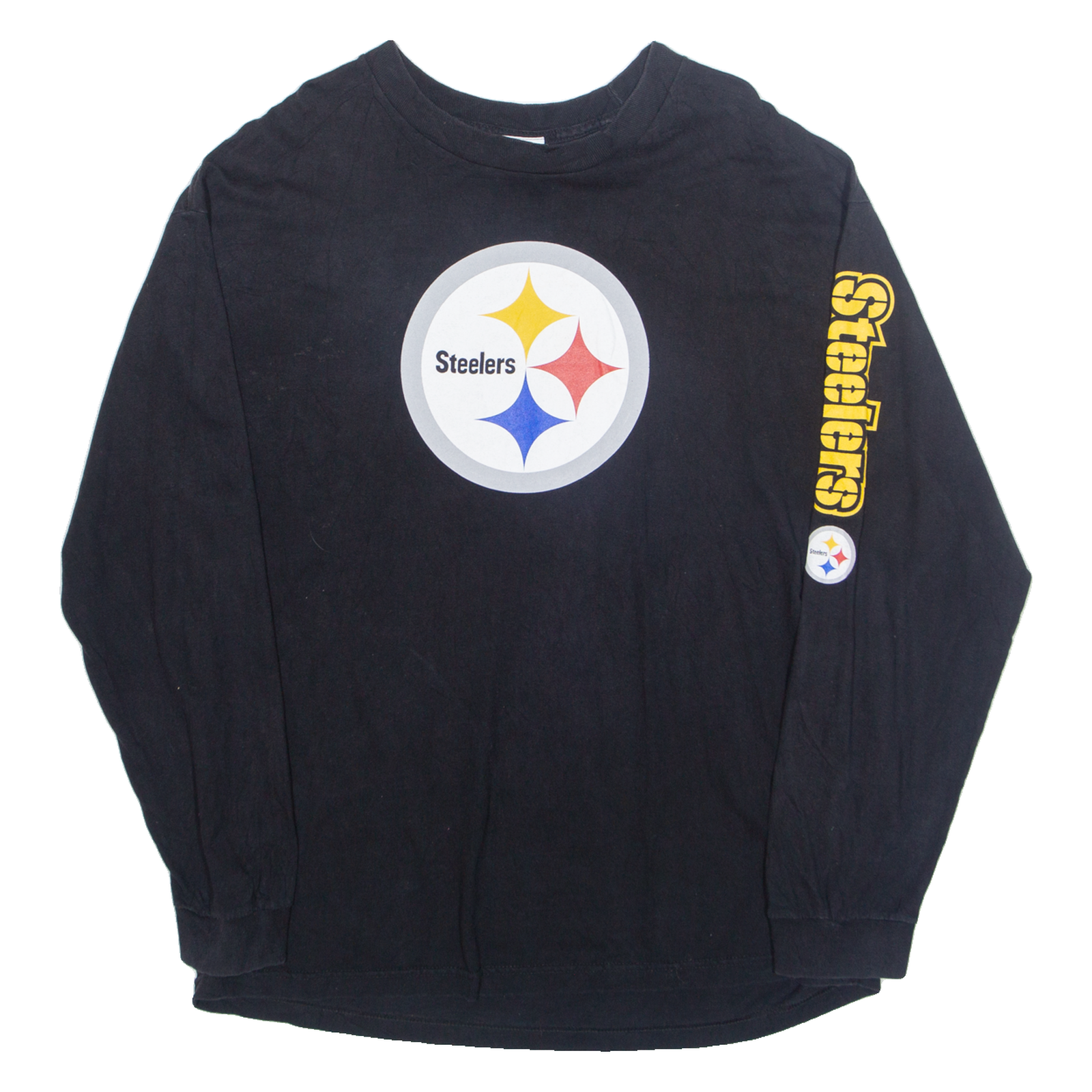 NFL PITTSBURGH STEELERS Mens T-Shirt Black Long Sleeve USA 2XL Refurbished - N/A refurbished available on Cerqular