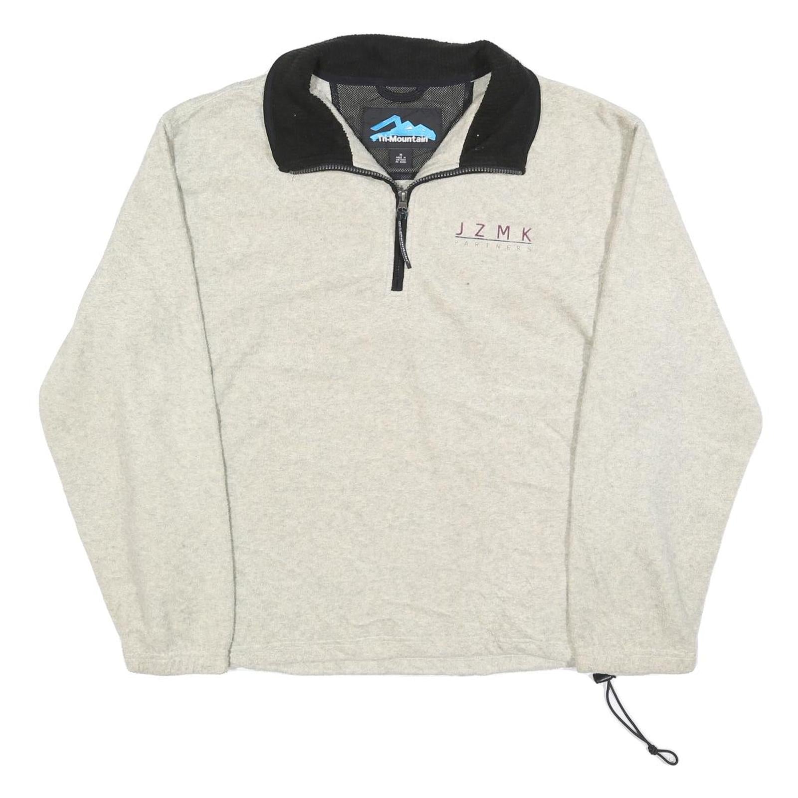 TRU-MOUNTAIN Mens Cream & Black Pullover Plain Crew Neck Basic Knit Jumper M Refurbished - N/A refurbished available on Cerqular