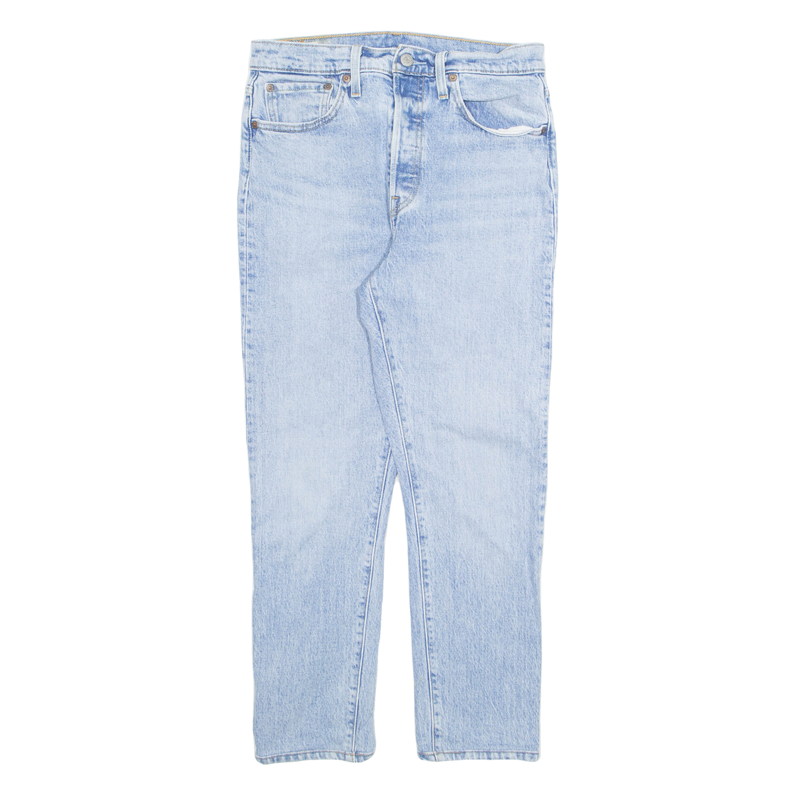 LEVI'S Womens Jeans Blue Regular Tapered W28 L26 Refurbished - N/A refurbished available on Cerqular