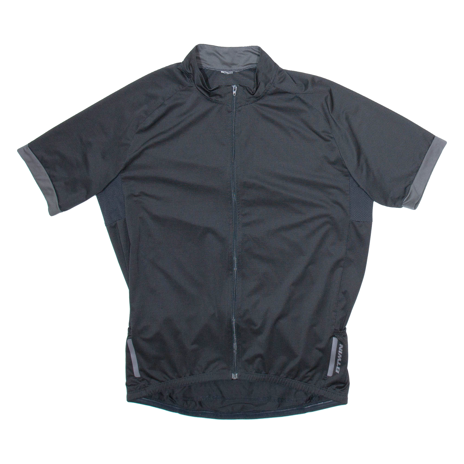 Full Zip Cycling Mens Jersey Black L Refurbished - N/A refurbished available on Cerqular