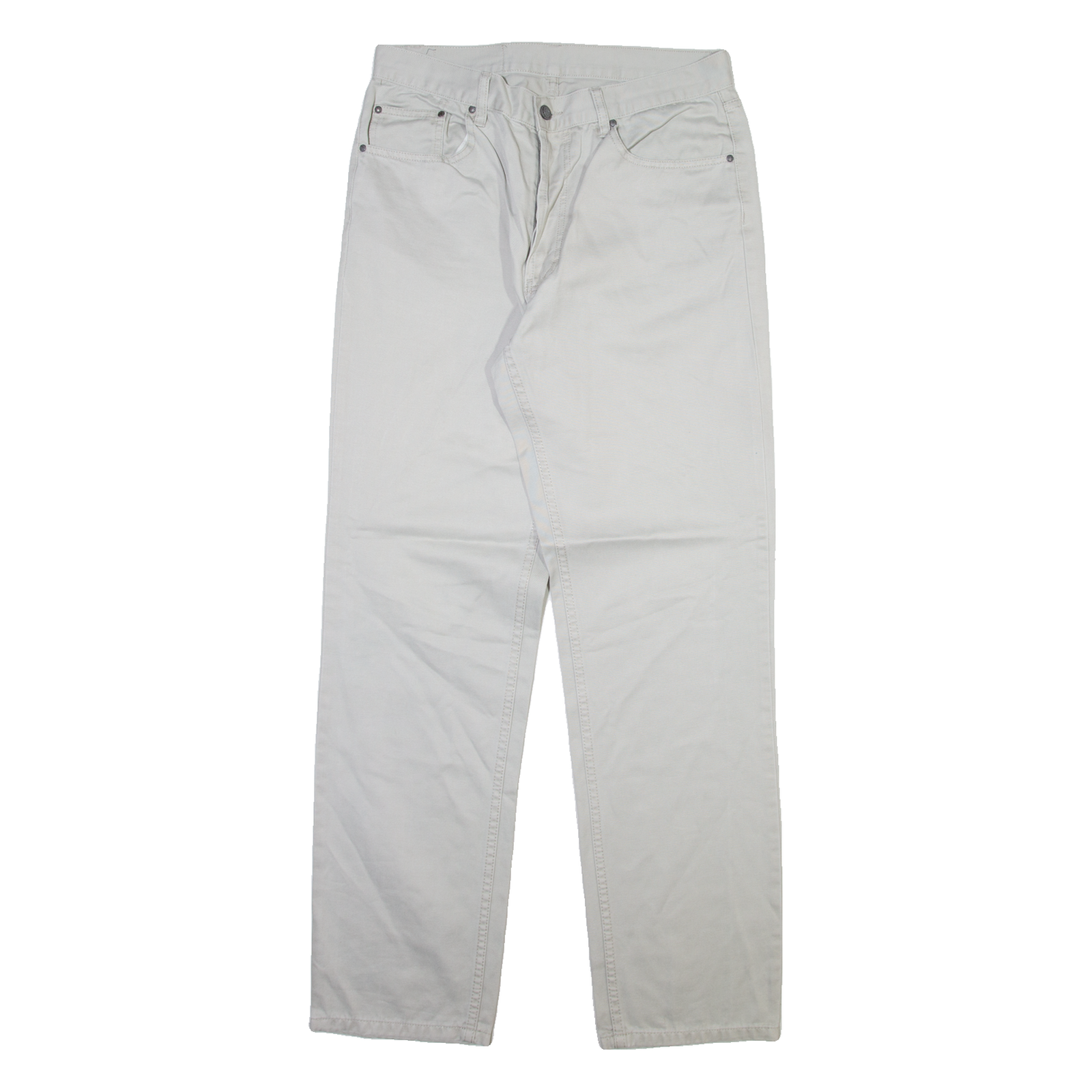 TEDDYS Mens Trousers Grey Regular Straight W31 L32 Refurbished - N/A refurbished available on Cerqular