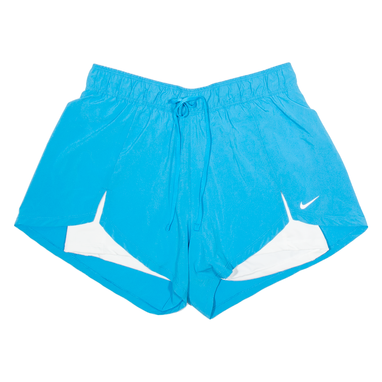NIKE Womens Sports Shorts Blue Relaxed M W30 Refurbished - N/A refurbished available on Cerqular