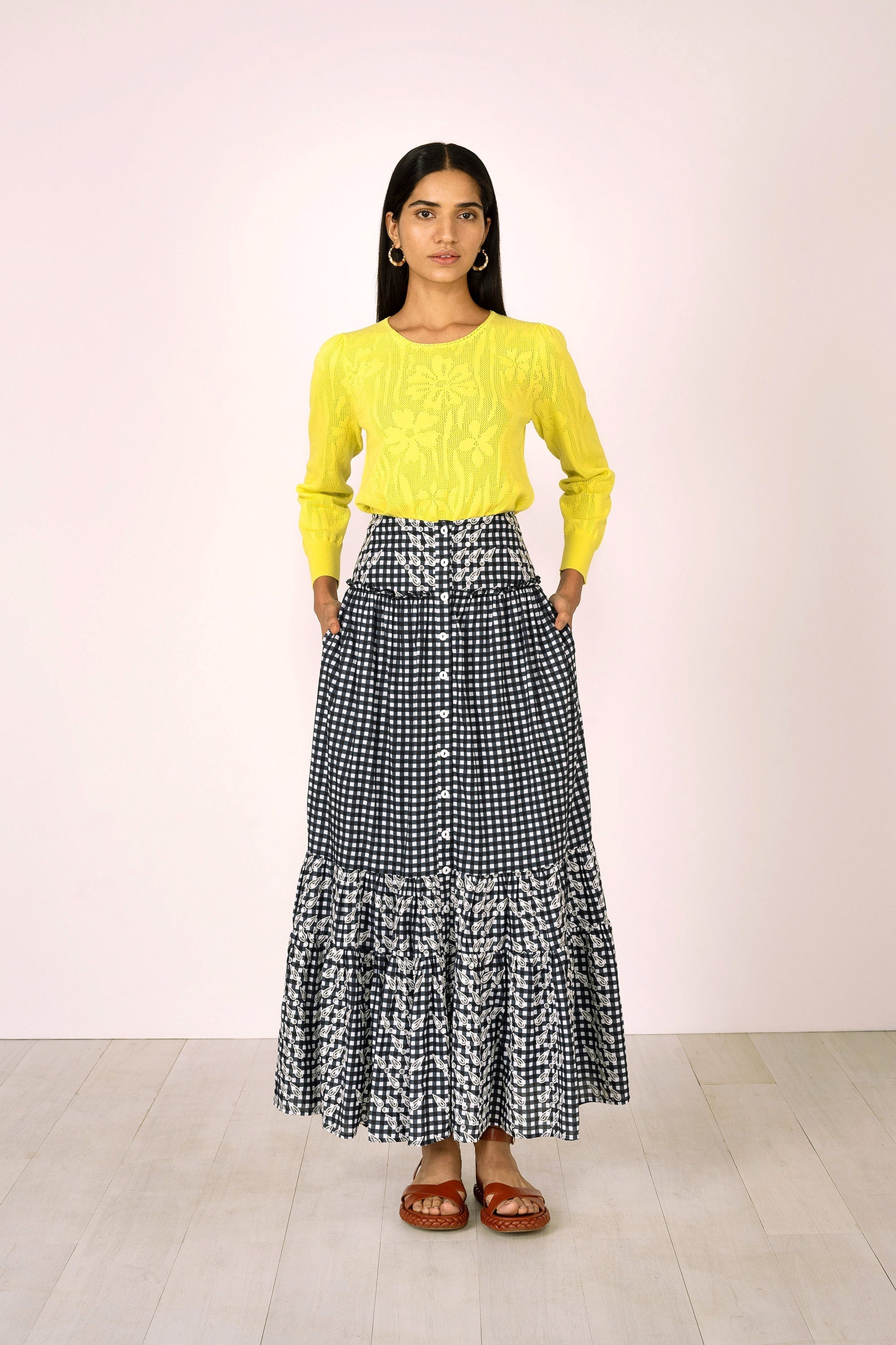 Skirt Marta Skirt Noir | Color: NOIR | Size: L Refurbished - N/A (I could not find a well-known brand with this name refurbished available on Cerqular