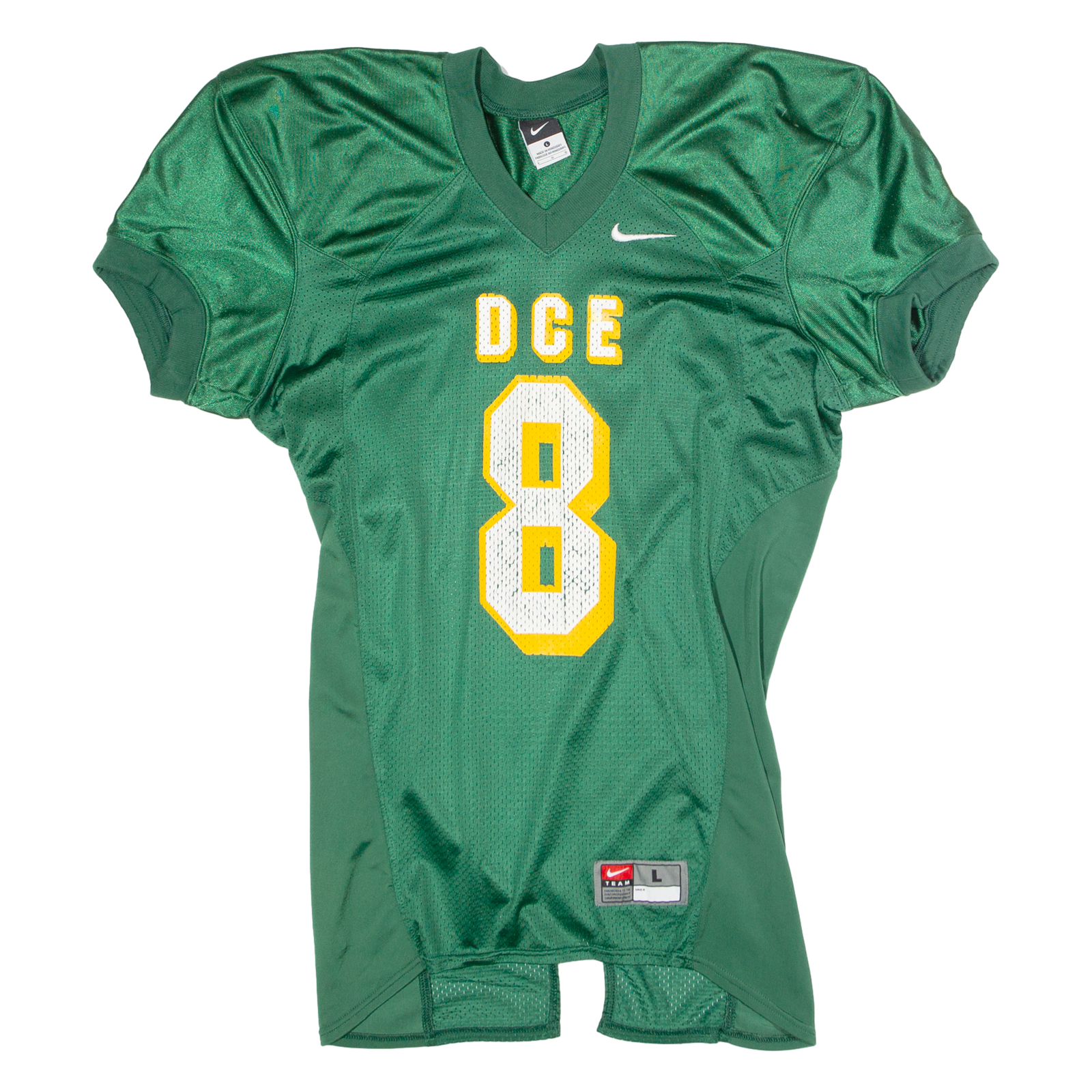 NIKE DCE #8 American Football Mens Jersey Green USA V-Neck Nylon L Refurbished - N/A refurbished available on Cerqular