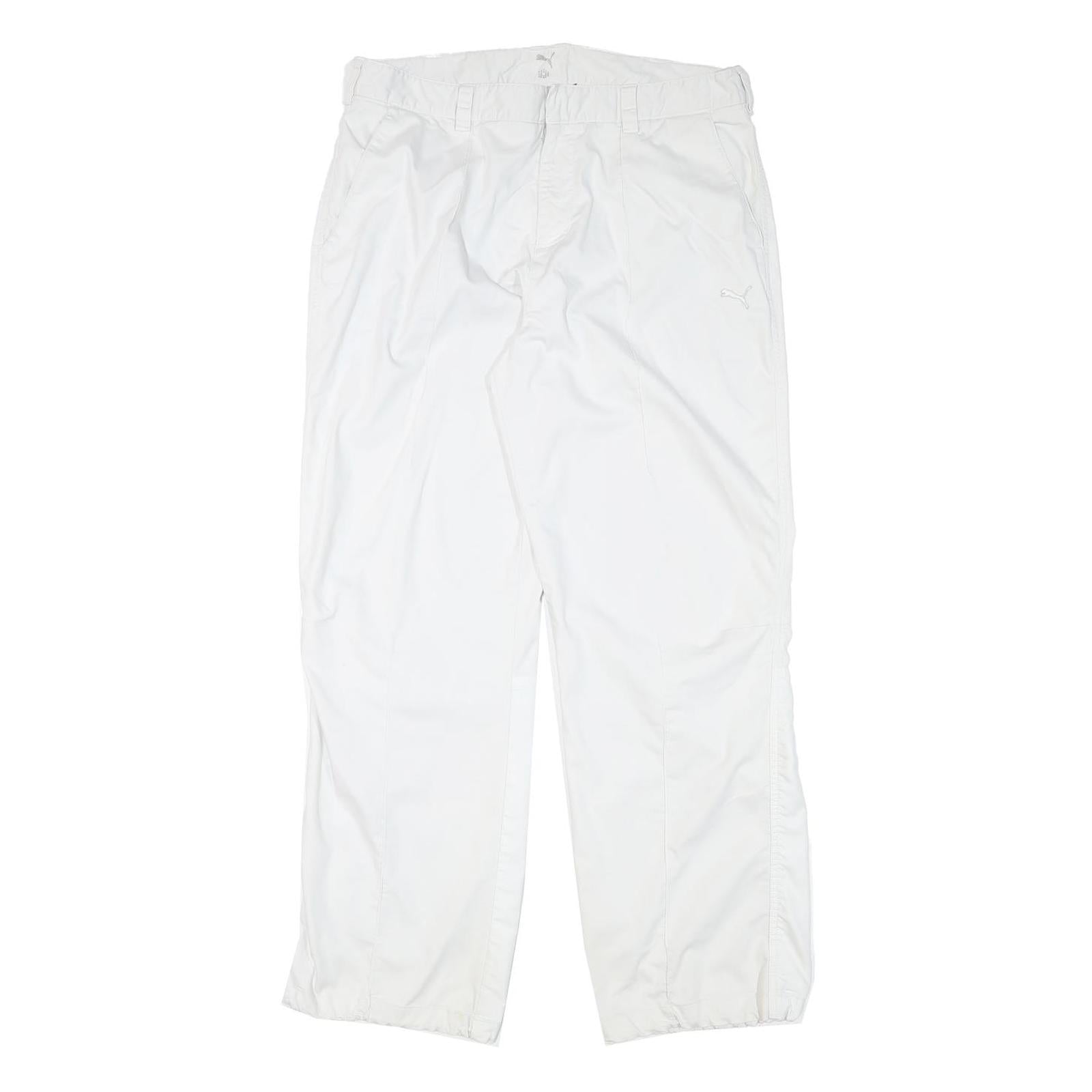 Buy PUMA Mens Polyester Blend White Relaxed Straight Trousers W33 L30 Casual Refurbished - $29.89 PUMA Mens Polyester Blend White Relaxed Straight Trousers W33 L30 Casual Refurbished - N/A refurbished available on Cerqular